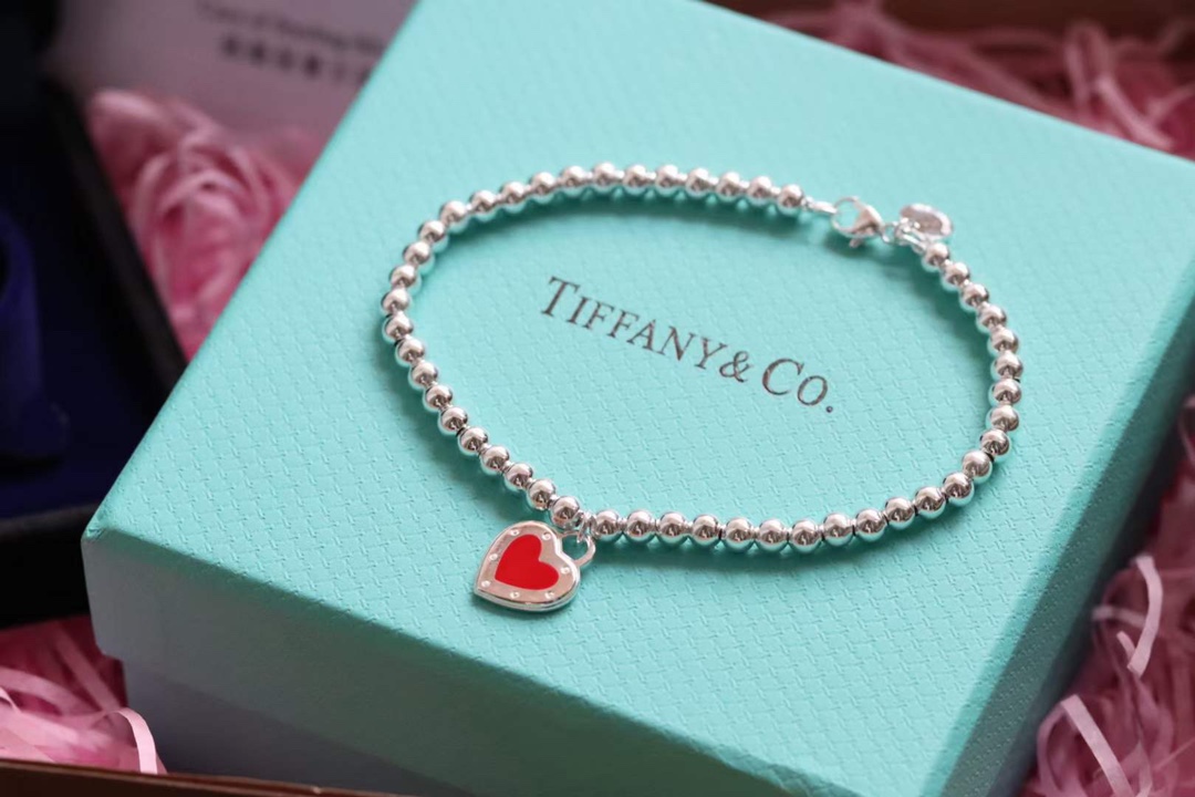 Tiffany & Co. Tiffany&Co. Love heart珐琅心项链 925纯银