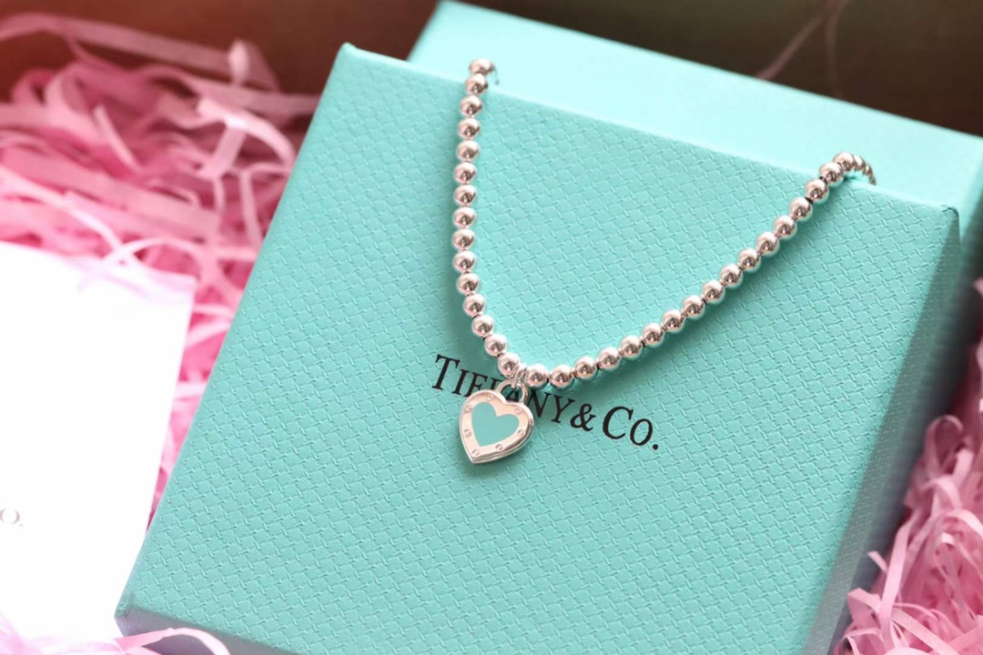 Tiffany & Co. Tiffany&Co. Love heart珐琅心项链 925纯银