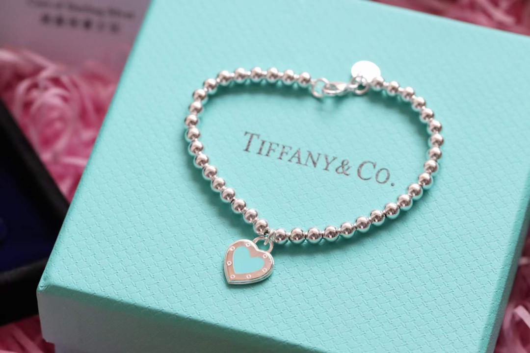 Tiffany & Co. Tiffany&Co. Love heart珐琅心项链 925纯银