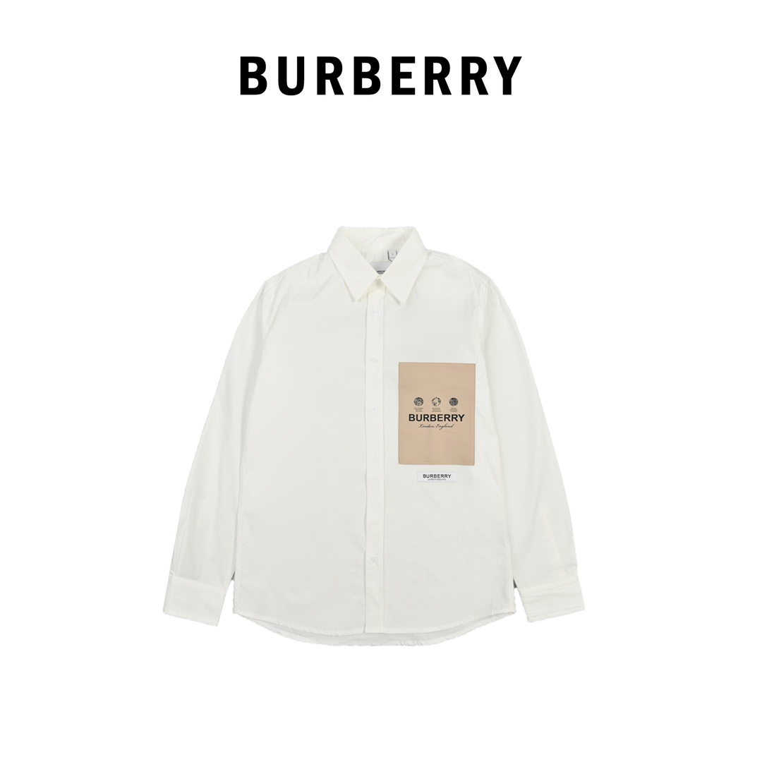 burbe*ry 2022 FW 品牌经典长袖格子衬衣