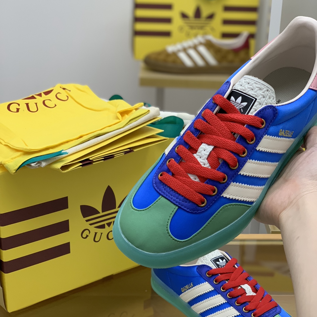 Gucc1古驰×啊迪跨界联名款情侣款休闲运动鞋