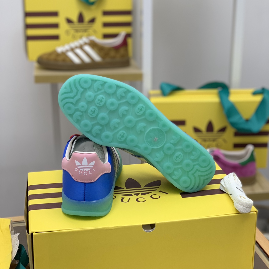 Gucc1古驰×啊迪跨界联名款情侣款休闲运动鞋