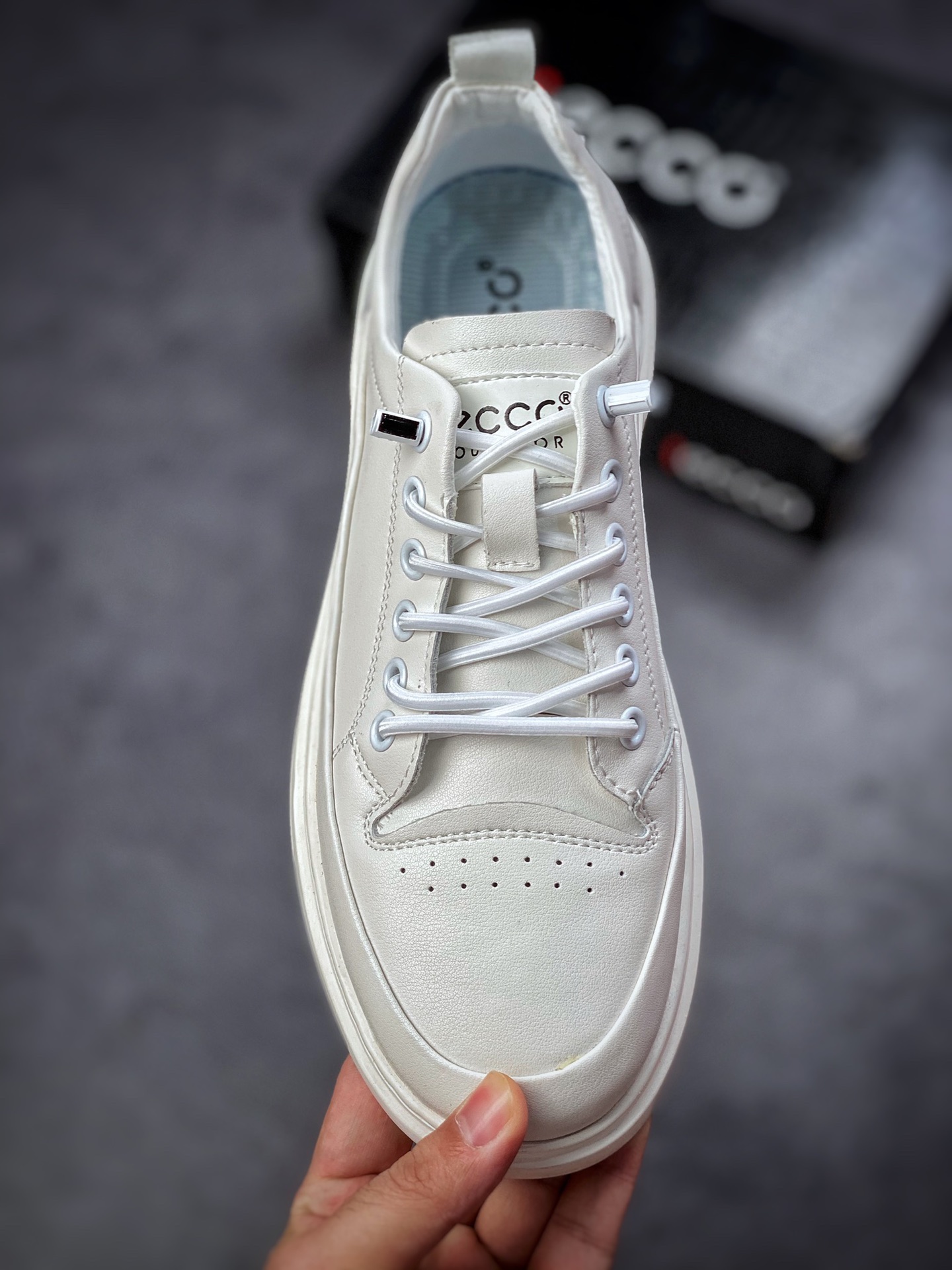 ECCO 爱步 黄景瑜同款休闲小皮鞋