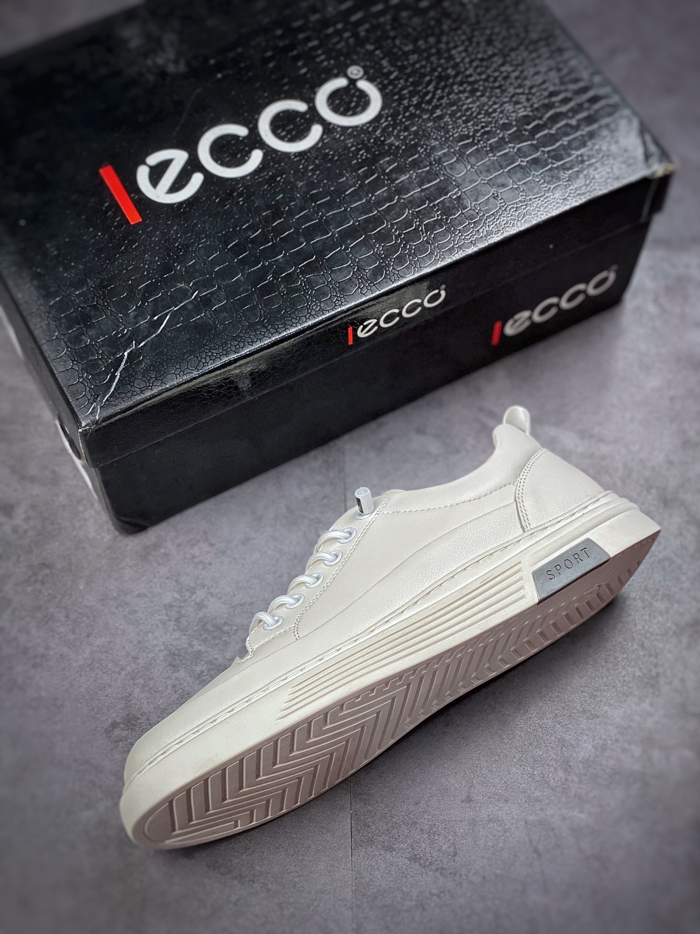 ECCO 爱步 黄景瑜同款休闲小皮鞋
