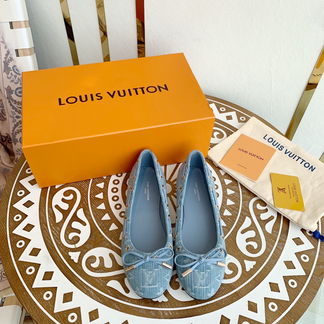 LOUIS VUITTON Mary Jane Shoes Simple and Fashionable - Premium Version