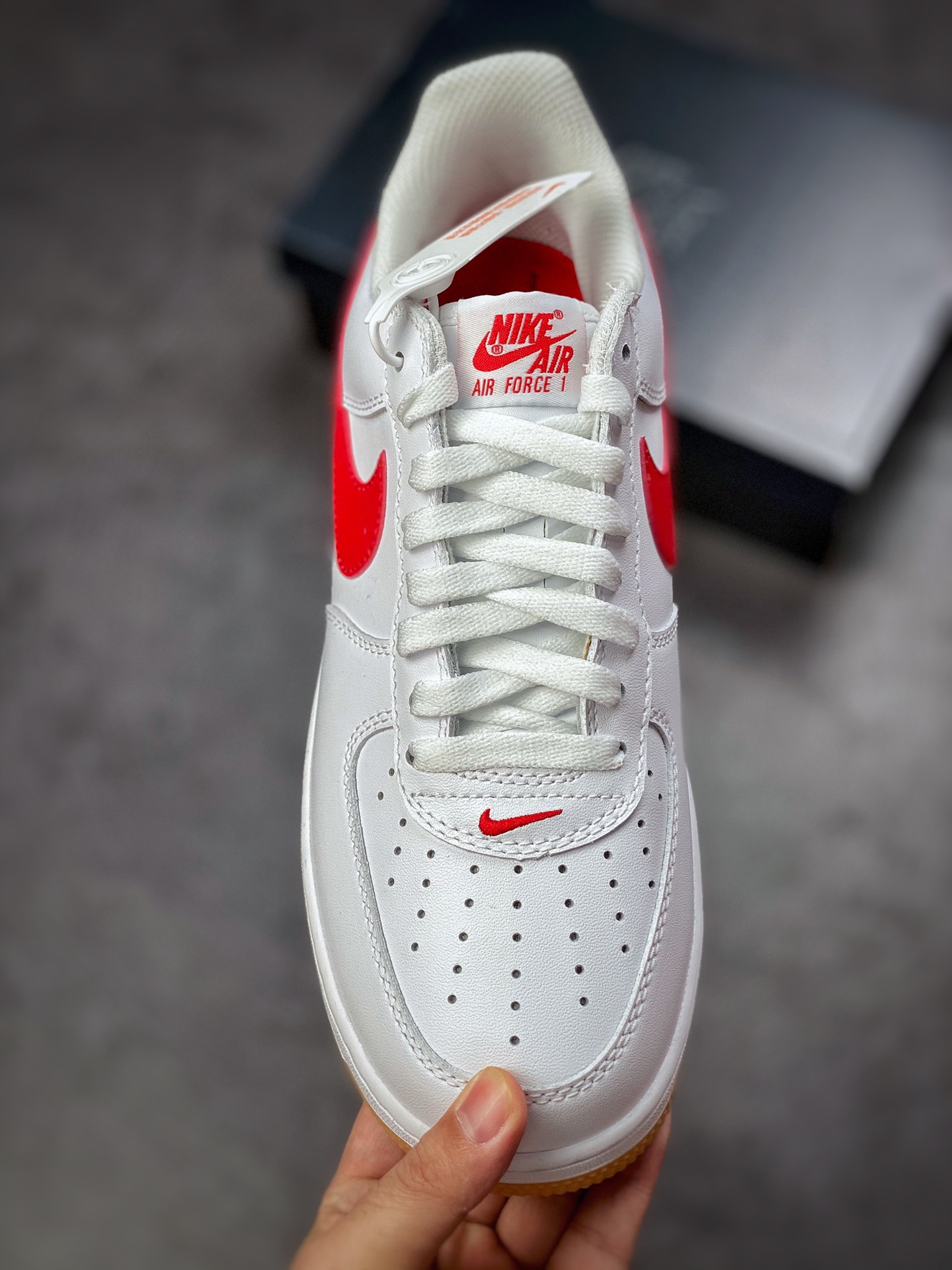 Nike Air Force 1 Low 07 白红生胶底 DJ3911-102