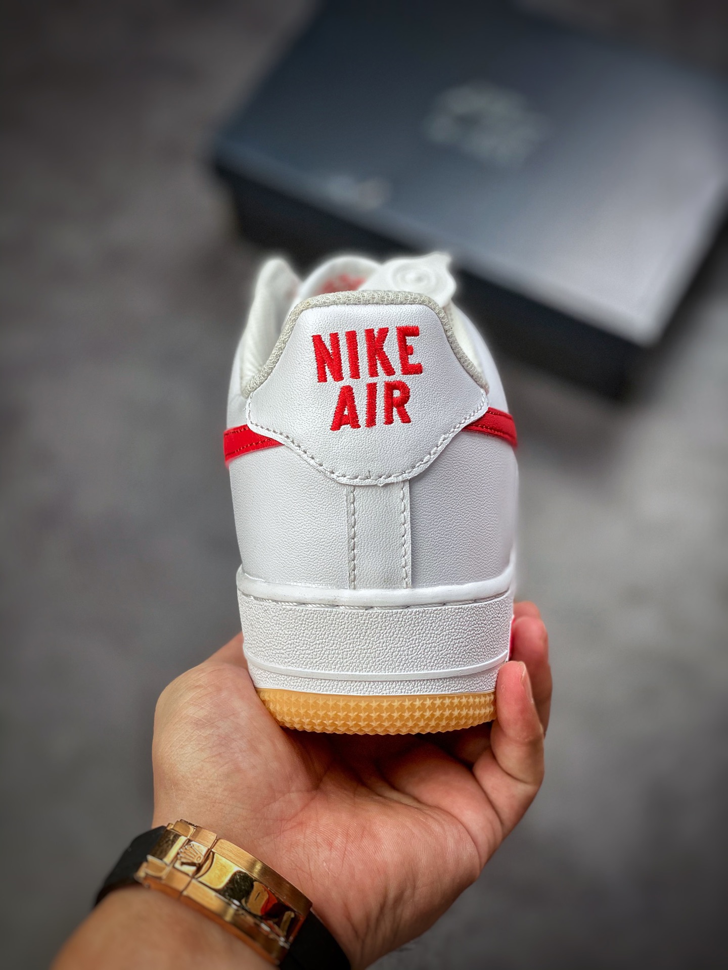 Nike Air Force 1 Low 07 白红生胶底 DJ3911-102