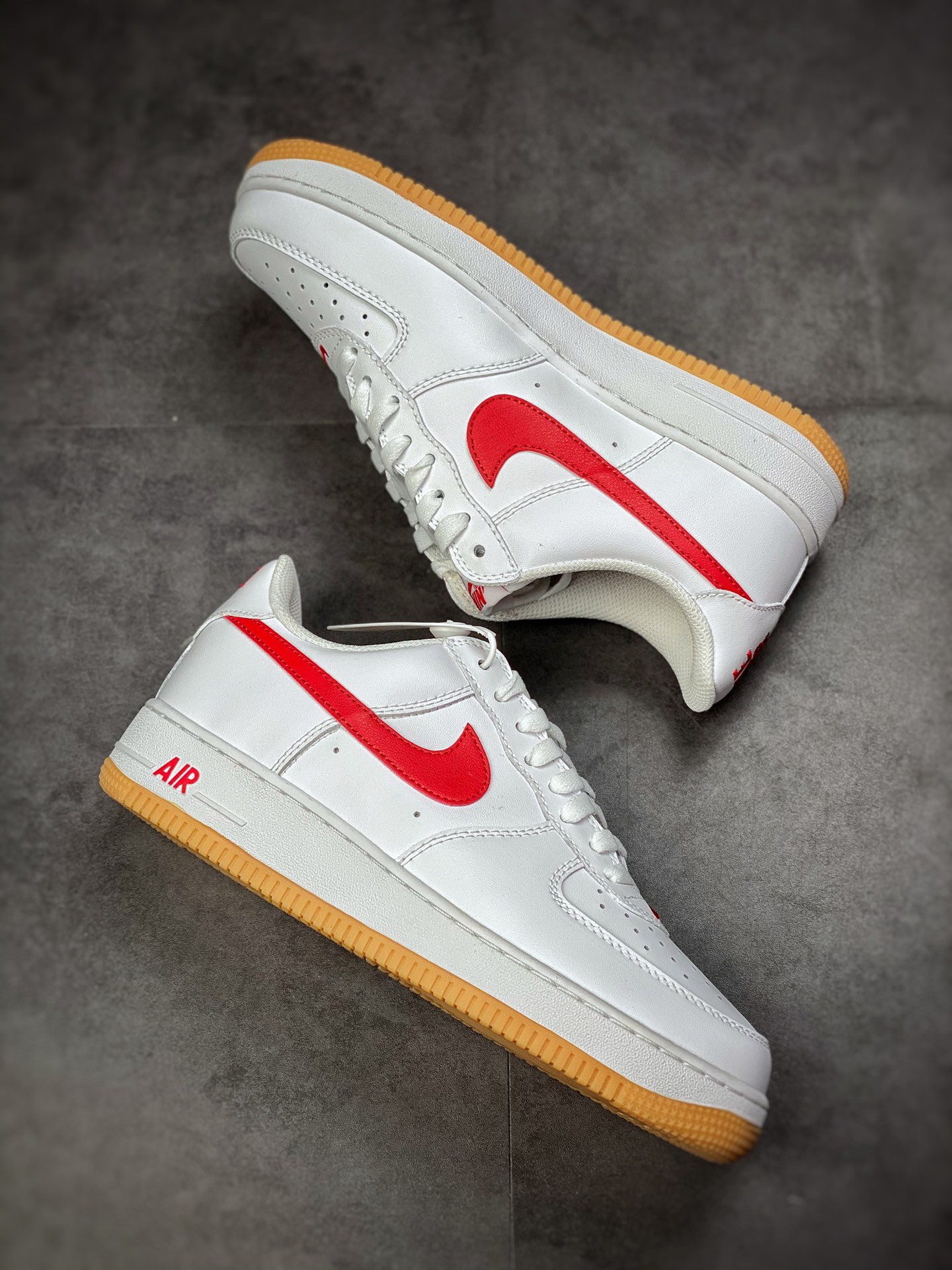 Nike Air Force 1 Low 07 白红生胶底 DJ3911-102