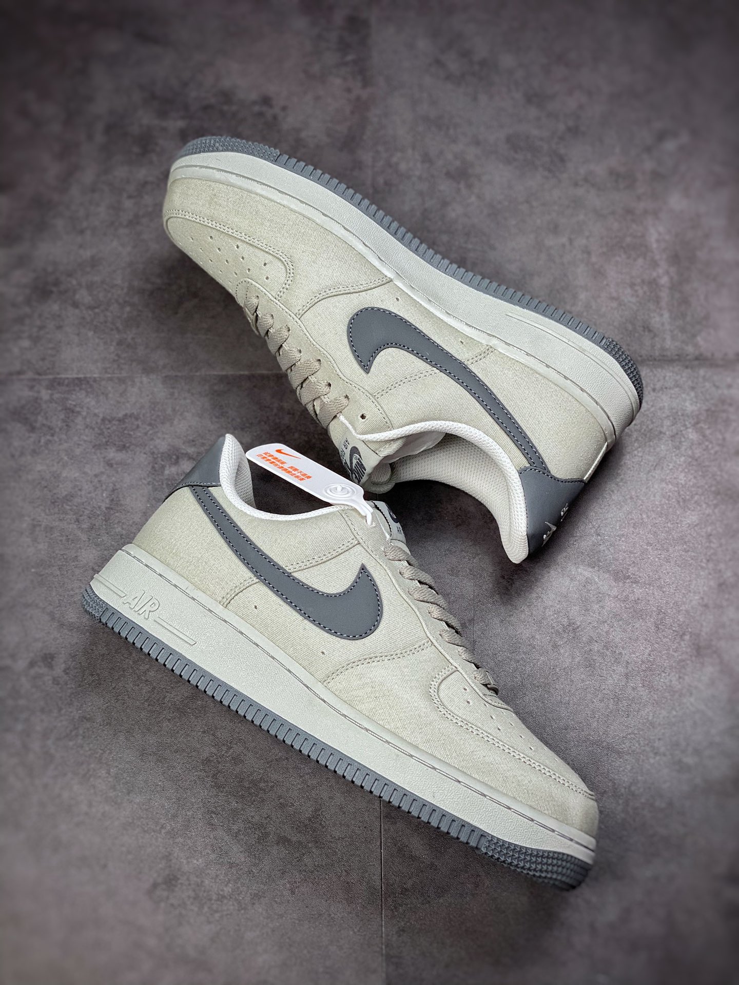 220 Nike Air Force 1 Low 07 帆布水泥灰 DG2296-003