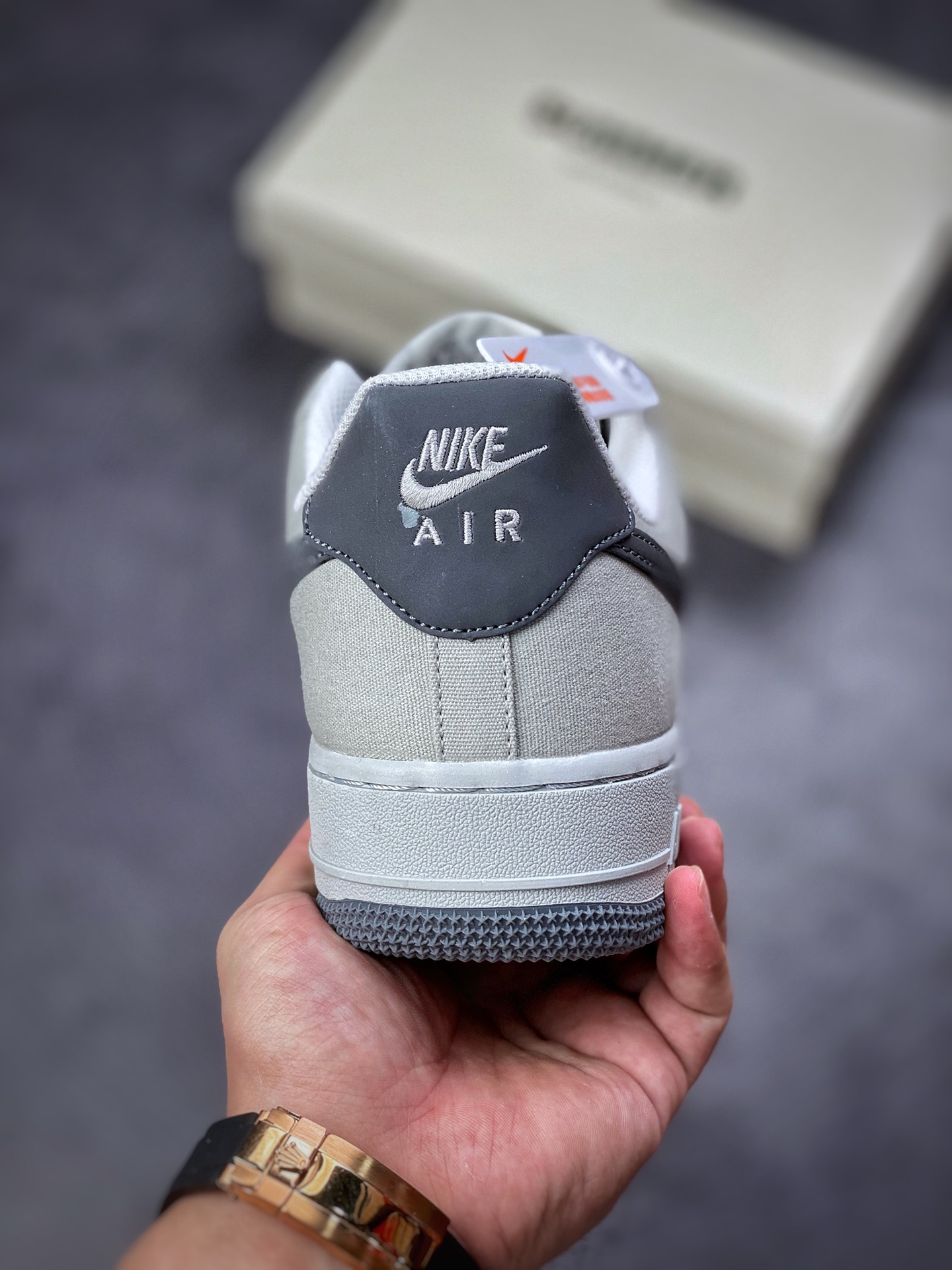 220 Nike Air Force 1 Low 07 帆布水泥灰 DG2296-003