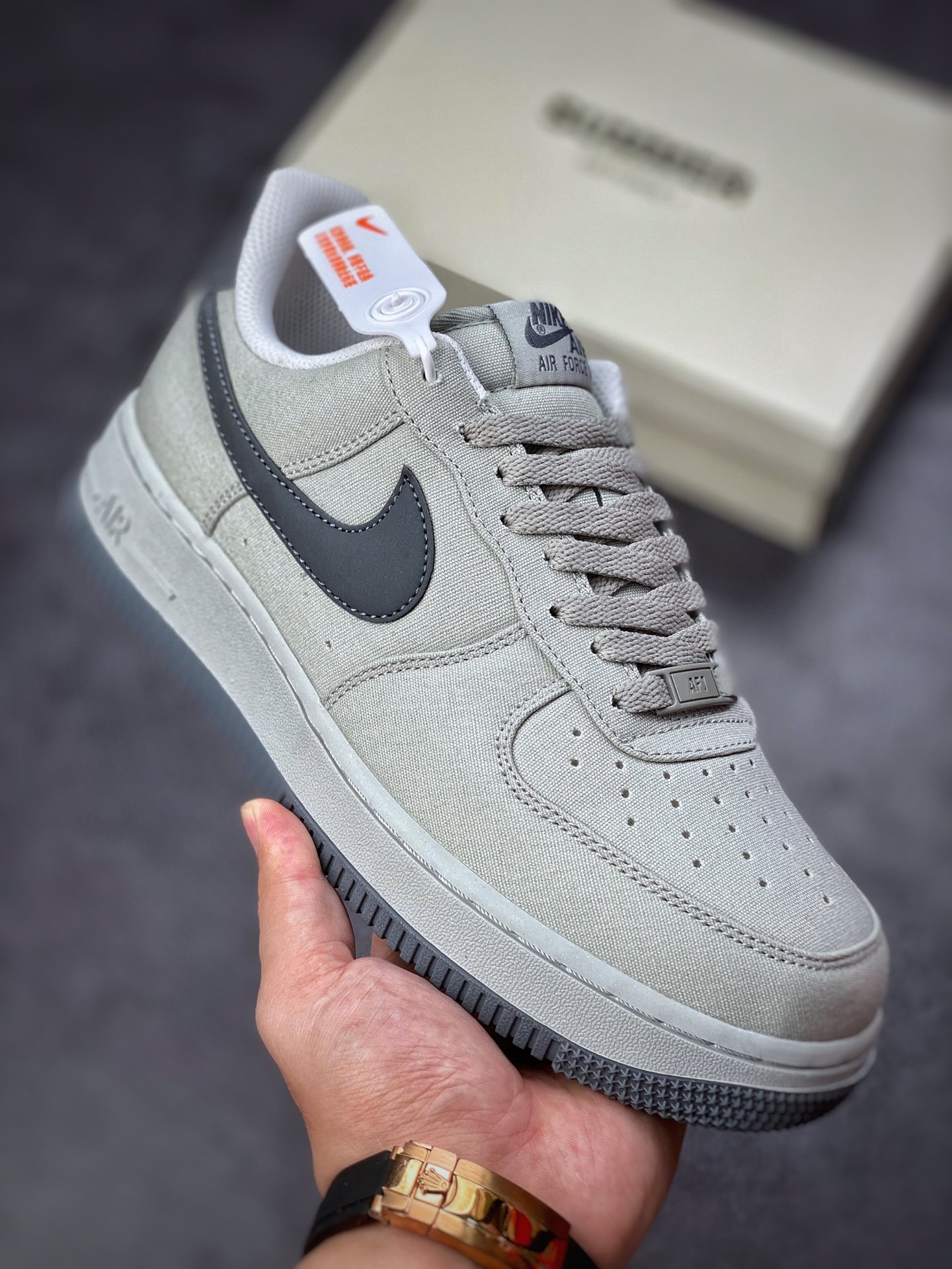 220 Nike Air Force 1 Low 07 帆布水泥灰 DG2296-003