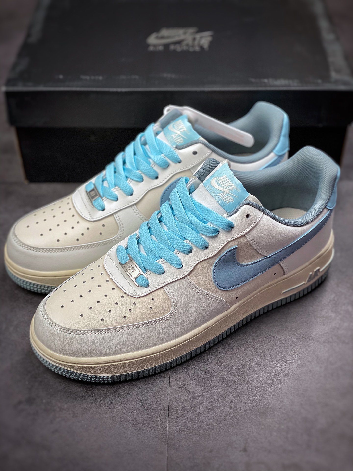 220 Nike Air Force 1 Low 07 白浅蓝CW3388-202