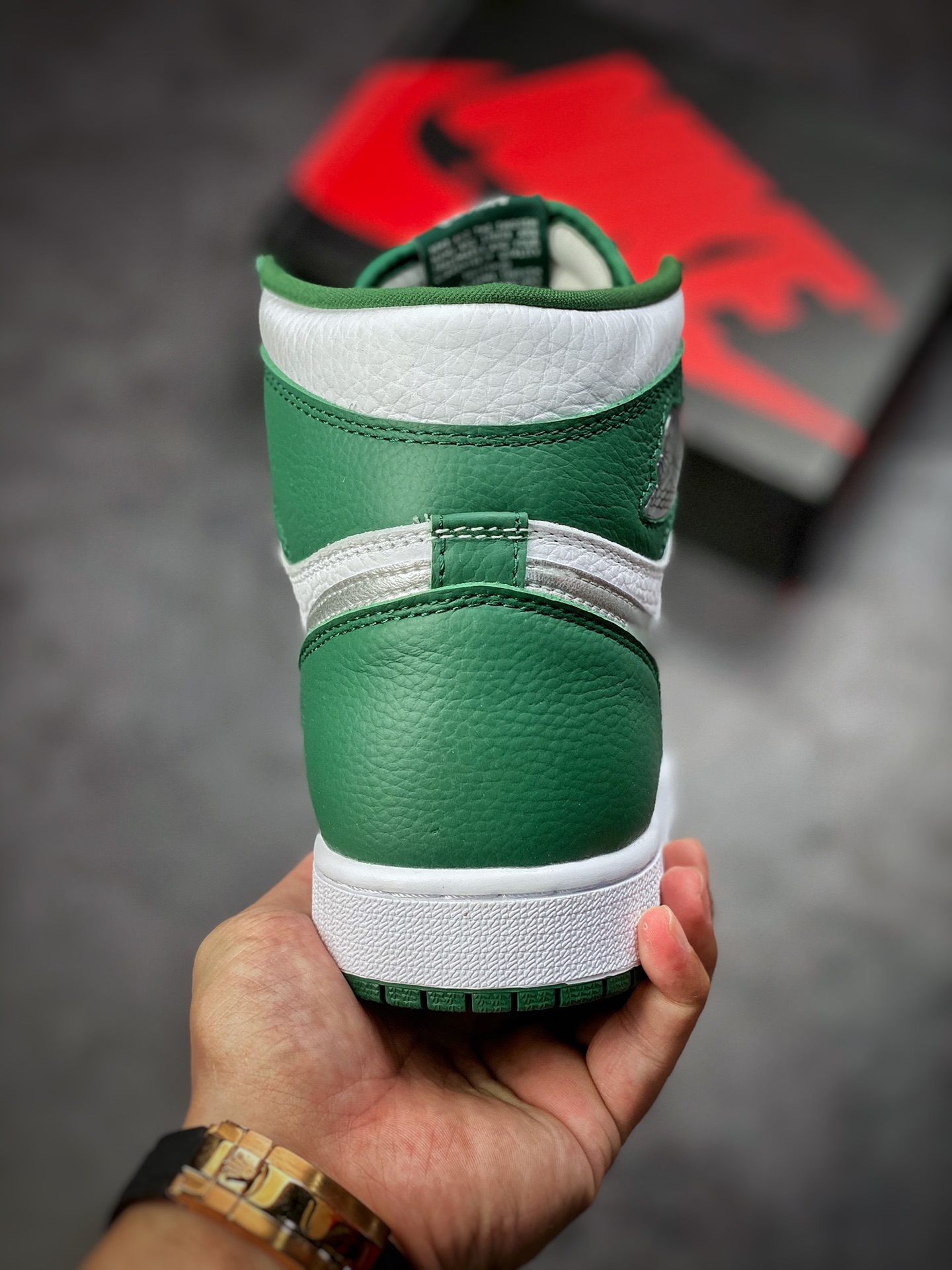 260 莞产原底面 市售性价比之王 Air Jordan 1 High OG ”Gorge Green” 白绿拼接DZ5485-303