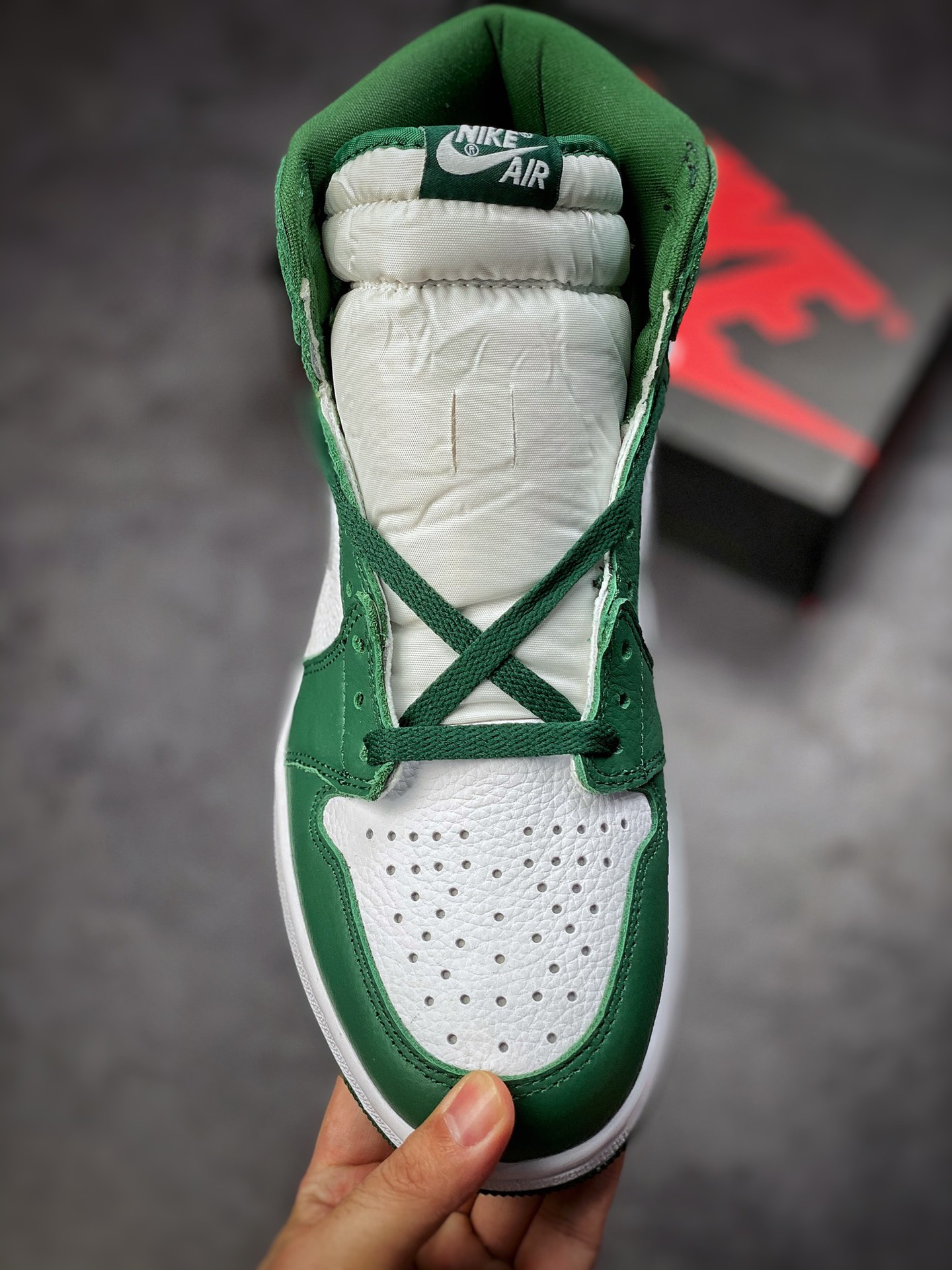 260 莞产原底面 市售性价比之王 Air Jordan 1 High OG ”Gorge Green” 白绿拼接DZ5485-303