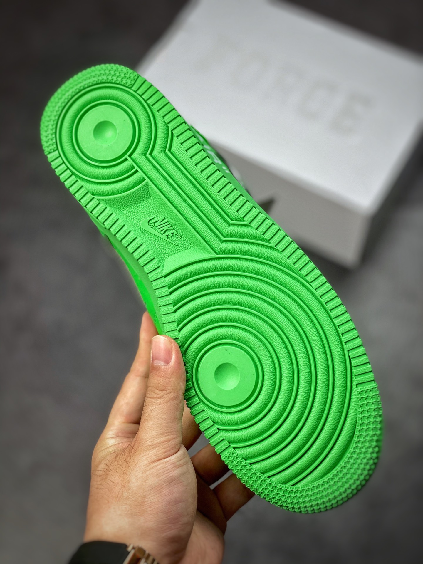 350 #纯原 Off White x Air Force 1 Low ”Green” 绿色艺术馆DX1419-300