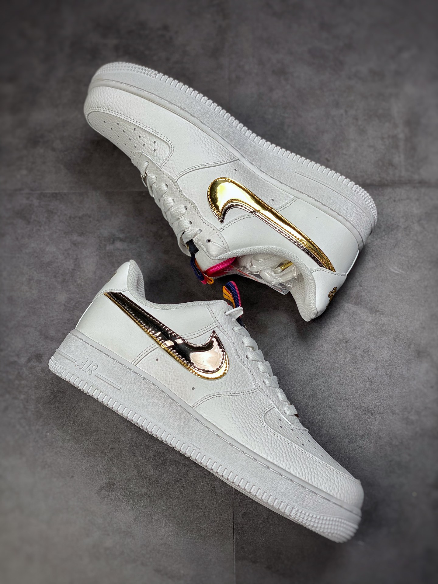 180 Nike Air Force 1 Low 07 白金银双钩 DH9595-001