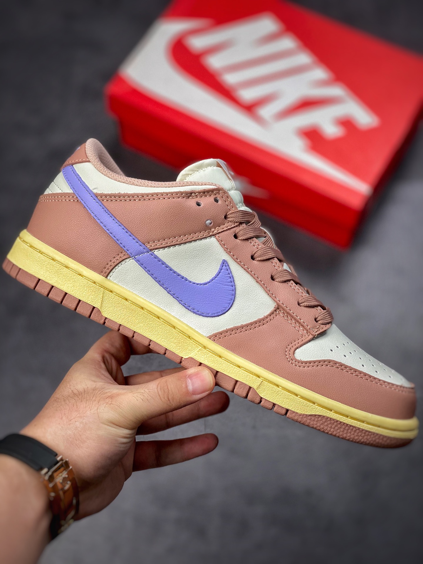 Nike Dunk Low Pink Oxford Pink Rena Belle DD1503-601