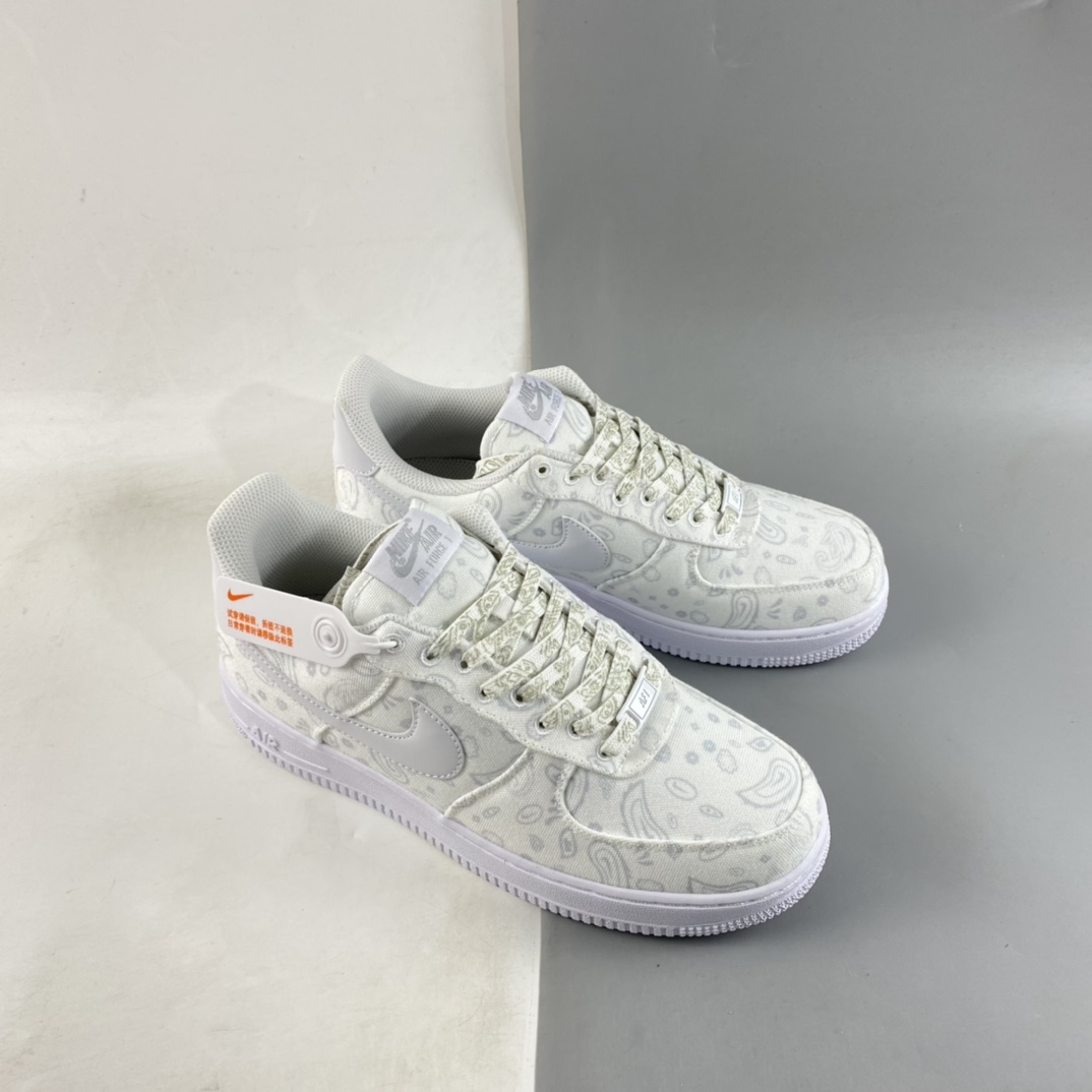 P220 Nike Air Force 1'07 Low 白腰果花布面 空军一号低帮休闲板鞋 DG2296-088