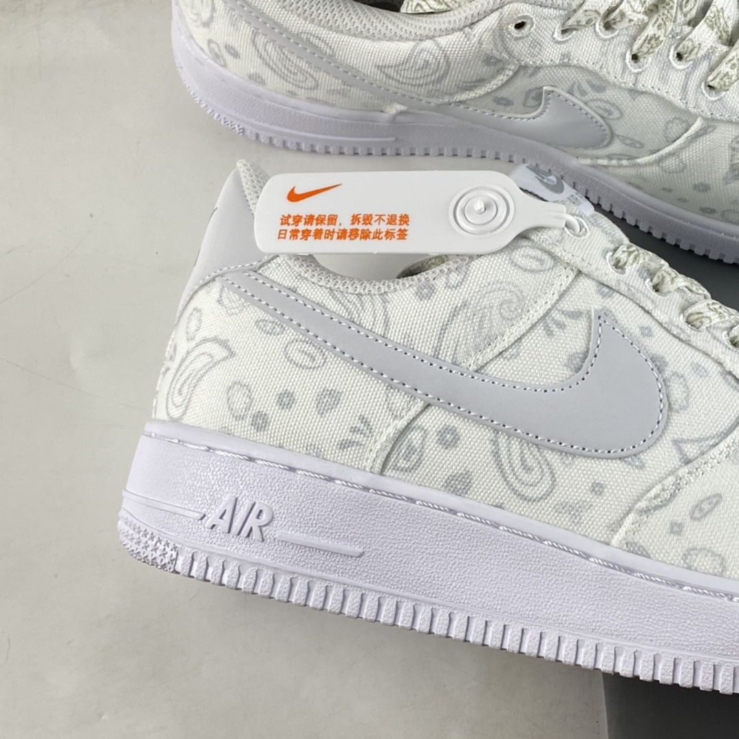 P220 Nike Air Force 1'07 Low 白腰果花布面 空军一号低帮休闲板鞋 DG2296-088