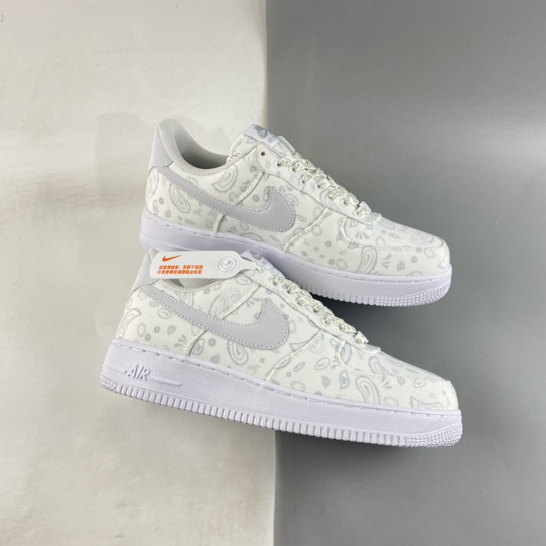P220 Nike Air Force 1'07 Low 白腰果花布面 空军一号低帮休闲板鞋 DG2296-088