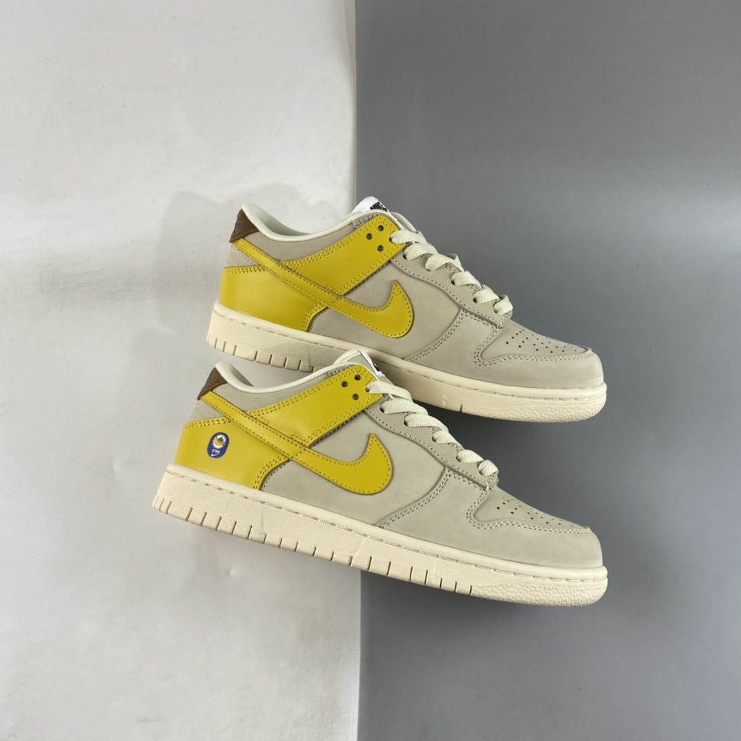 P300 Nike Dunk Low ”Banana”香蕉配色 SB扣碎篮板时尚休闲板鞋 DR5487-100