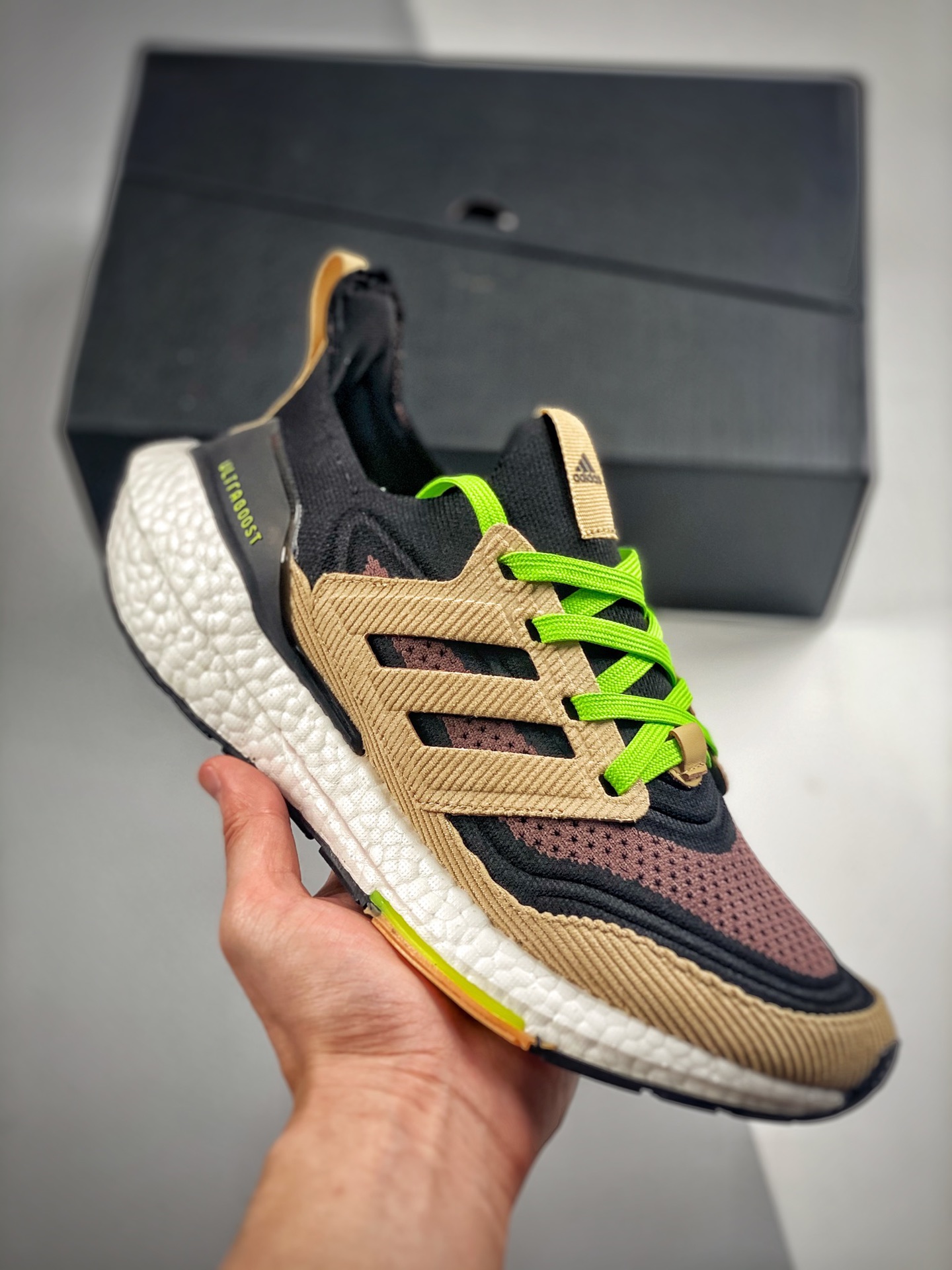 -3 Ultra Boost 8.0 negro, lanzamiento simultáneo en tiendas, fotos reales en primer lanzamiento. En comparación con ant…