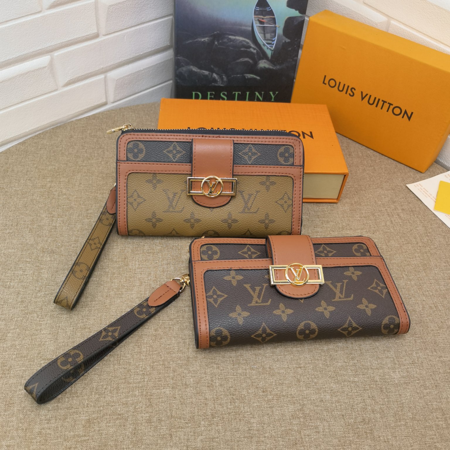 Elegant leather accessory front view