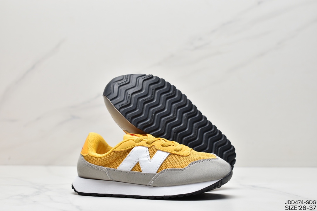 Children's shoes NEW BALANCE/ MS237 series retro casual sports jogging shoes