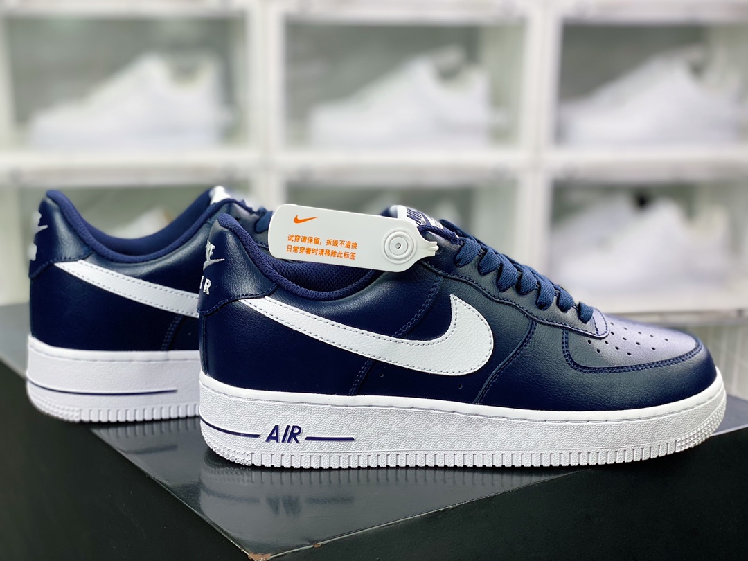 [Air Force Series]Nike Air Force 1 07 LV8 EMB "Thunder Blue Washed Teal" Air F