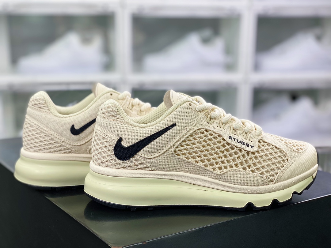 [Air Force Series]Stussy x Air Max 2015 "Fossil" 2015 Air Cushion Series Low-T