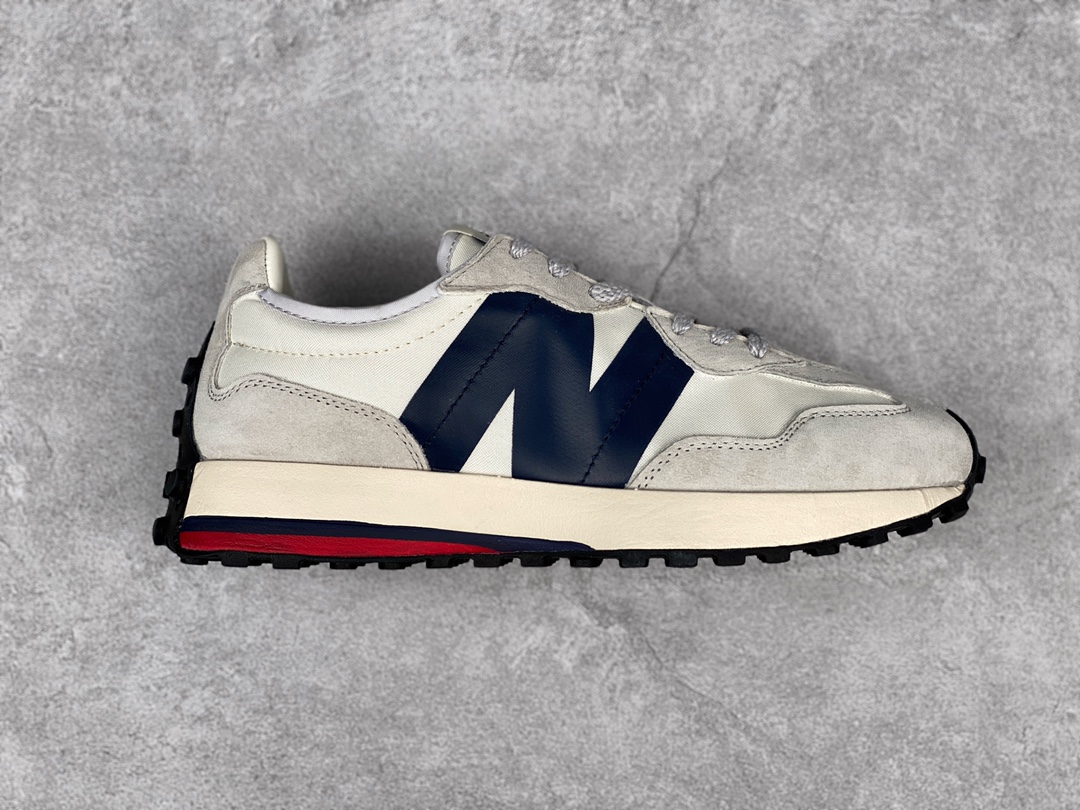 G5 NB327New Balance 327新百伦 休闲复古慢跑鞋灰白银