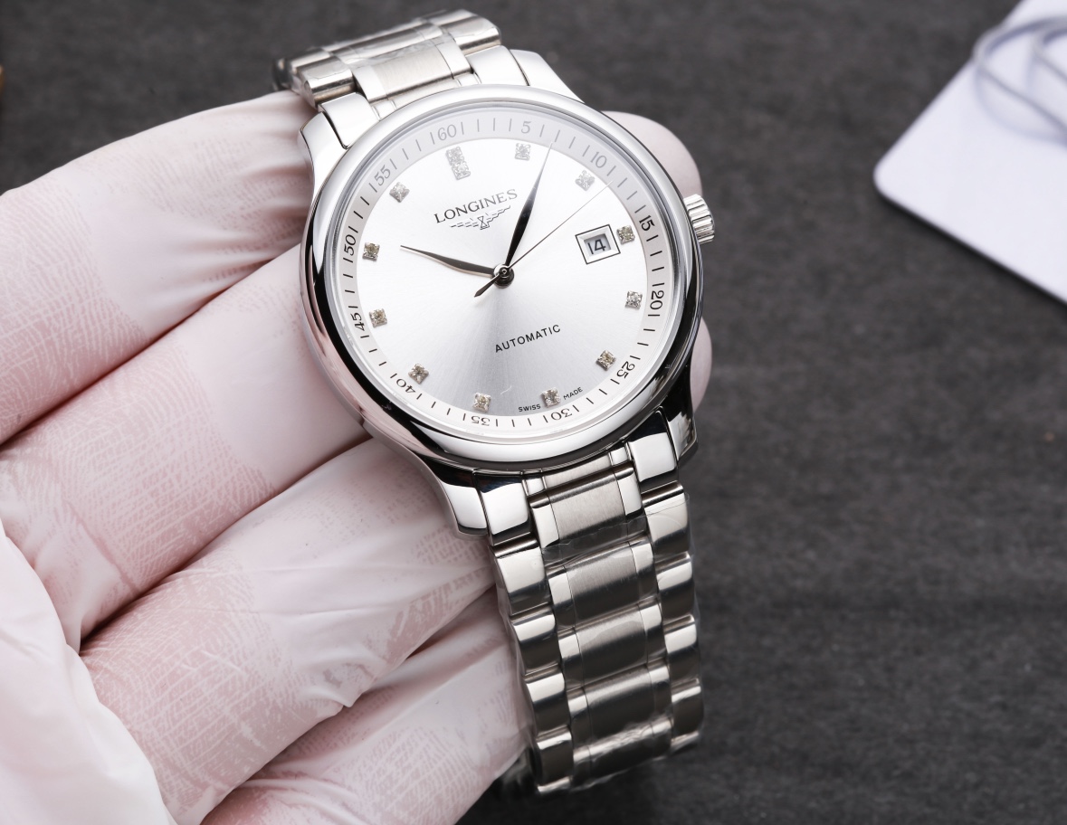 Longines Men's Master Collection Watch, 39.8mm, Steel and Gold, Diamond Accents 5 i1659759745 2152 3