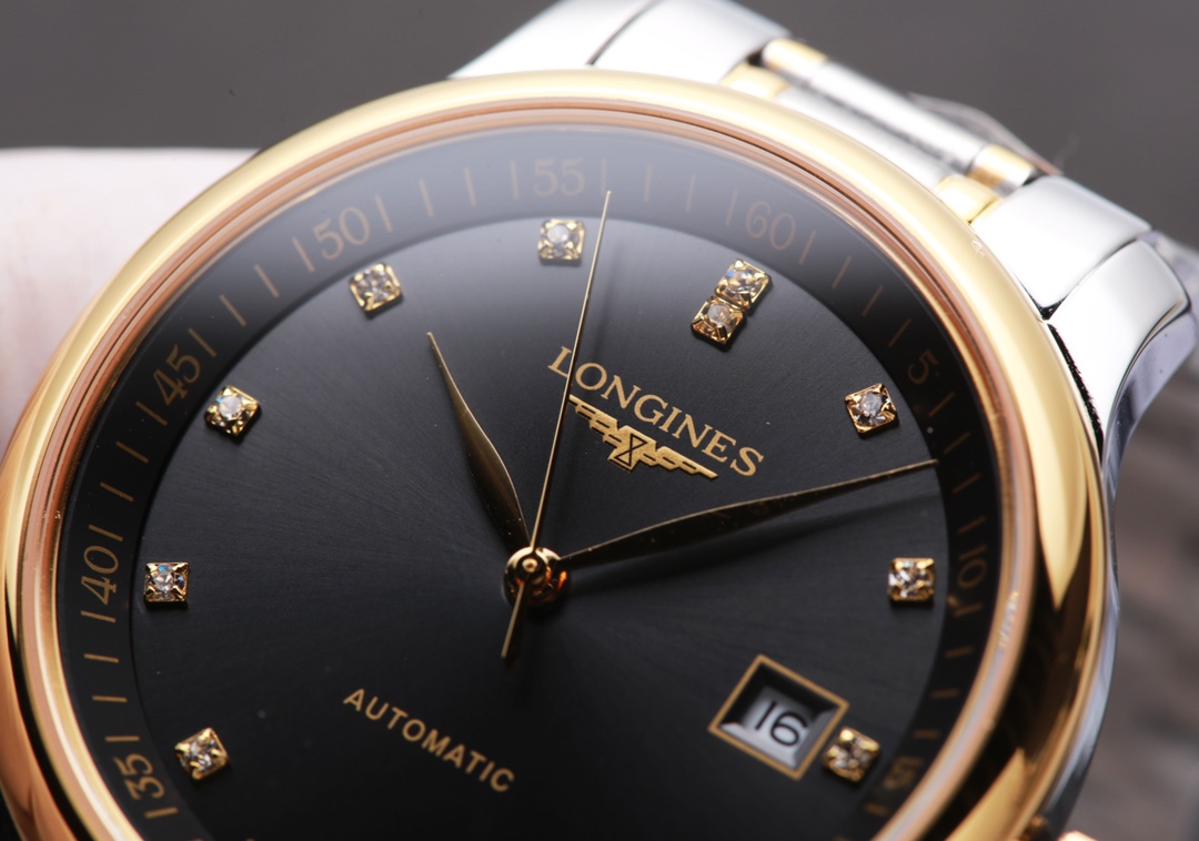 Longines Men's Master Collection Watch, 39.8mm, Steel and Gold, Diamond Accents 4 i1659759745 8884 2