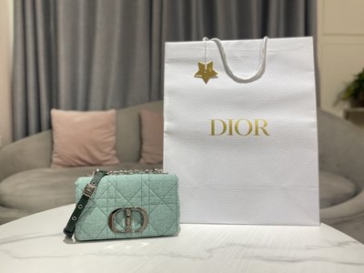 Dior Caro mirror quality
 Bags Handbags Green Silver Embroidery Linen Chains