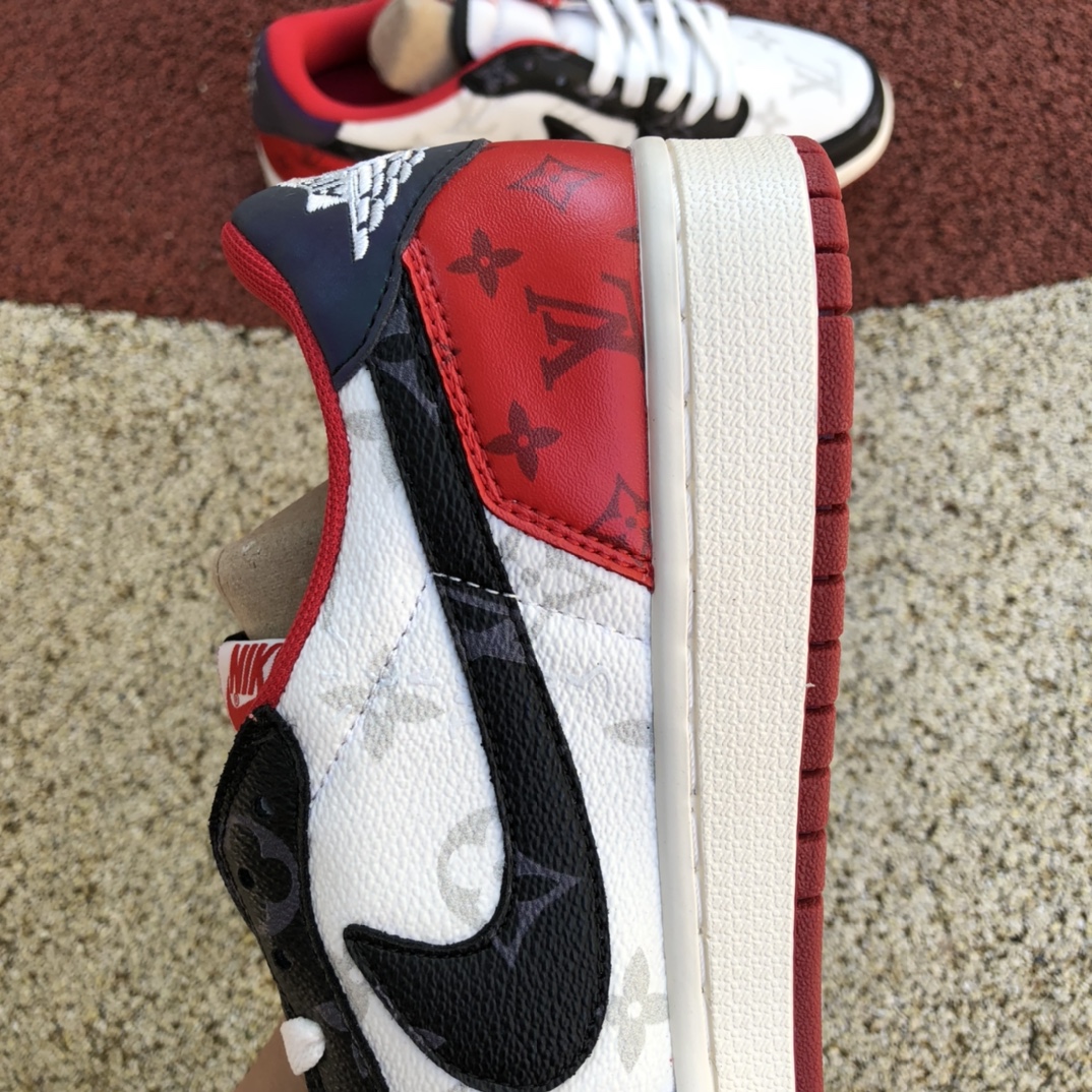 Travis Scott x Nike Air Jordan 1 Low AJ1 联名lv低帮板鞋TS 联名倒钩 DM7866-318
