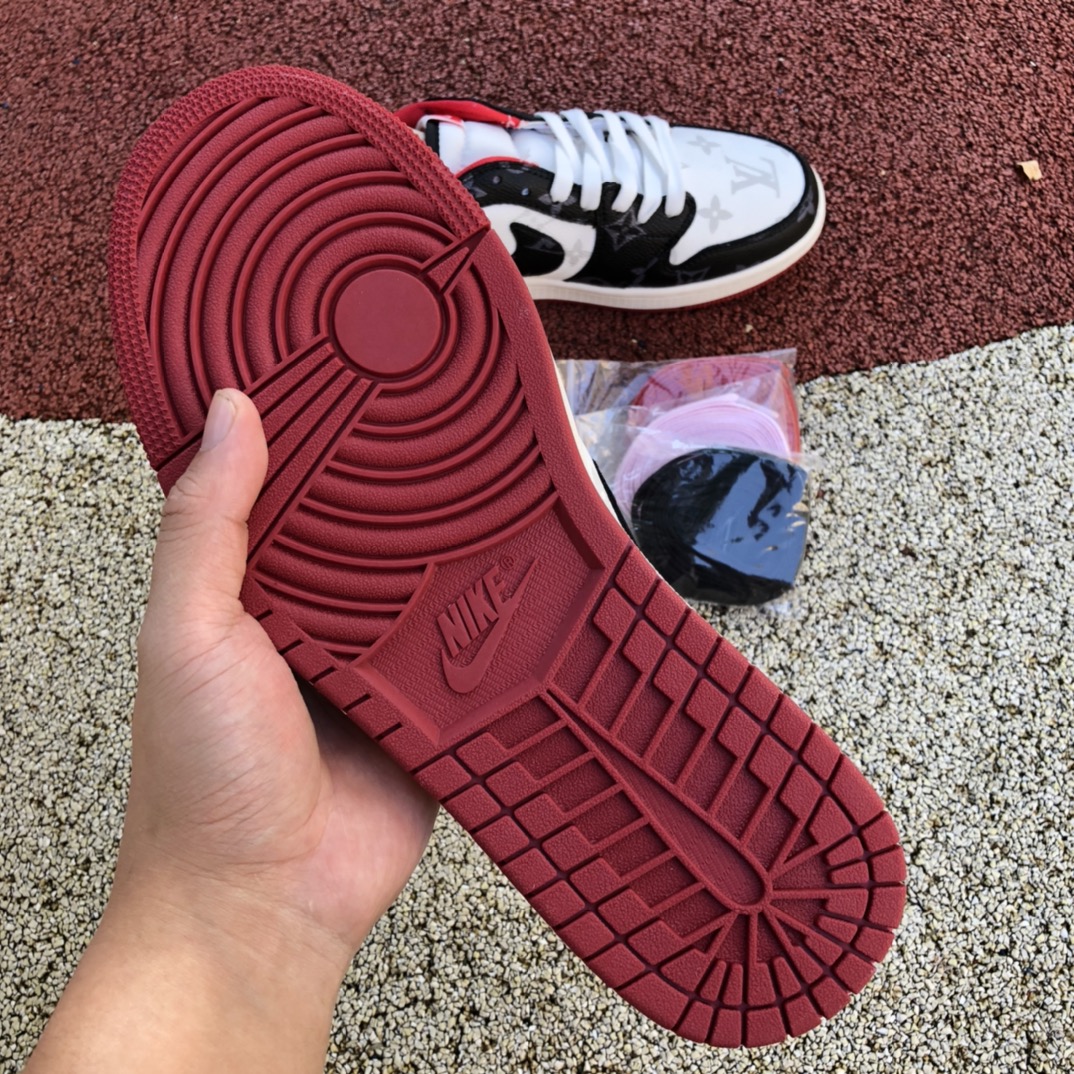Travis Scott x Nike Air Jordan 1 Low AJ1 联名lv低帮板鞋TS 联名倒钩 DM7866-318
