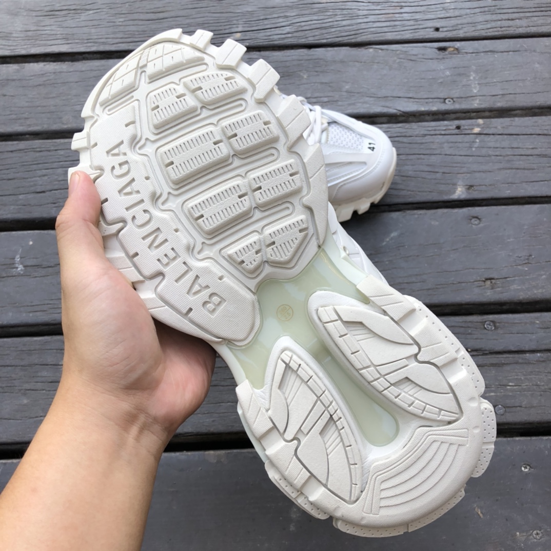 3.0 Pure White Balenciaga Triple S Old Shoes