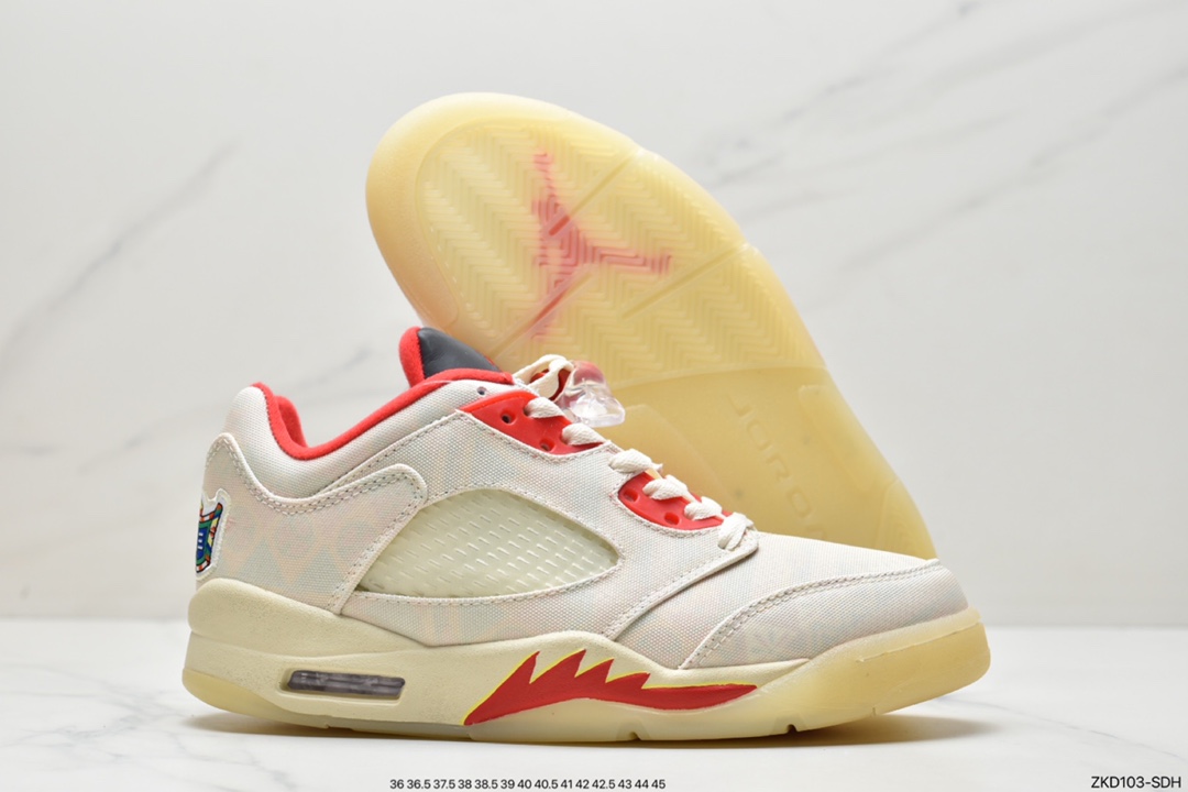 Air Jordan 5 Low ”Chinese New Year” AJ5 乔5中国限定低帮篮球鞋 DD2240-100 Air Jordan 5 Low ”Chinese New Year” AJ5 乔5中国限定低帮篮球鞋 DD2240-100