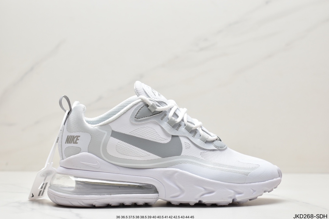 Nike Air Max 270 React 270瑞亚赛车系列透气后半掌气垫百搭运动慢跑鞋 CJ0620 Nike Air Max 270 React 270瑞亚赛车系列透气后半掌气垫百搭运动慢跑鞋 CJ0620