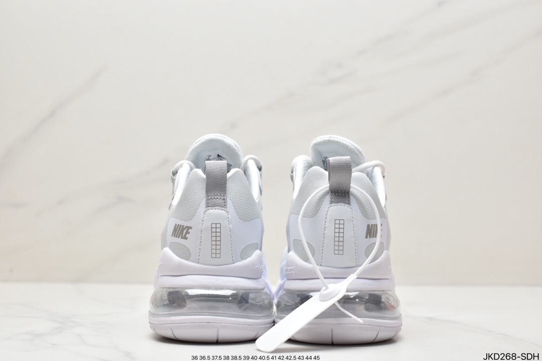 Nike Air Max 270 React 270瑞亚赛车系列透气后半掌气垫百搭运动慢跑鞋 CJ0620 Nike Air Max 270 React 270瑞亚赛车系列透气后半掌气垫百搭运动慢跑鞋 CJ0620
