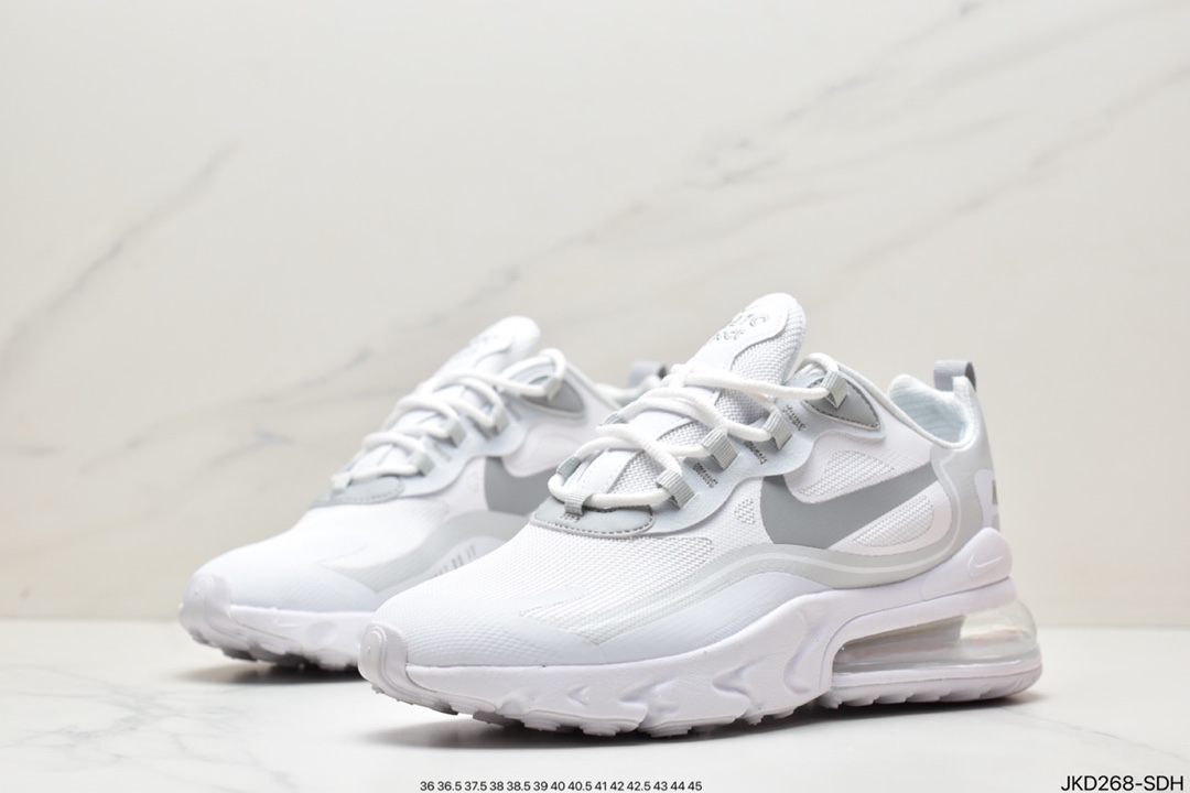 Nike Air Max 270 React 270瑞亚赛车系列透气后半掌气垫百搭运动慢跑鞋 CJ0620 Nike Air Max 270 React 270瑞亚赛车系列透气后半掌气垫百搭运动慢跑鞋 CJ0620