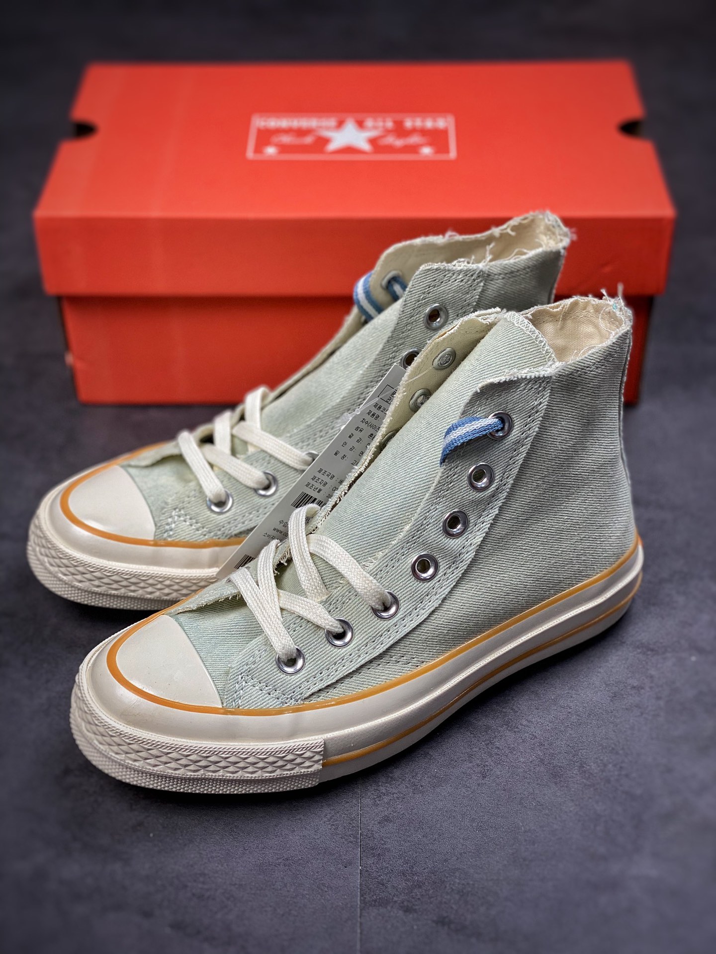 Converse Chuck 1970s Washed Denim Blue Converse New Color A02287C