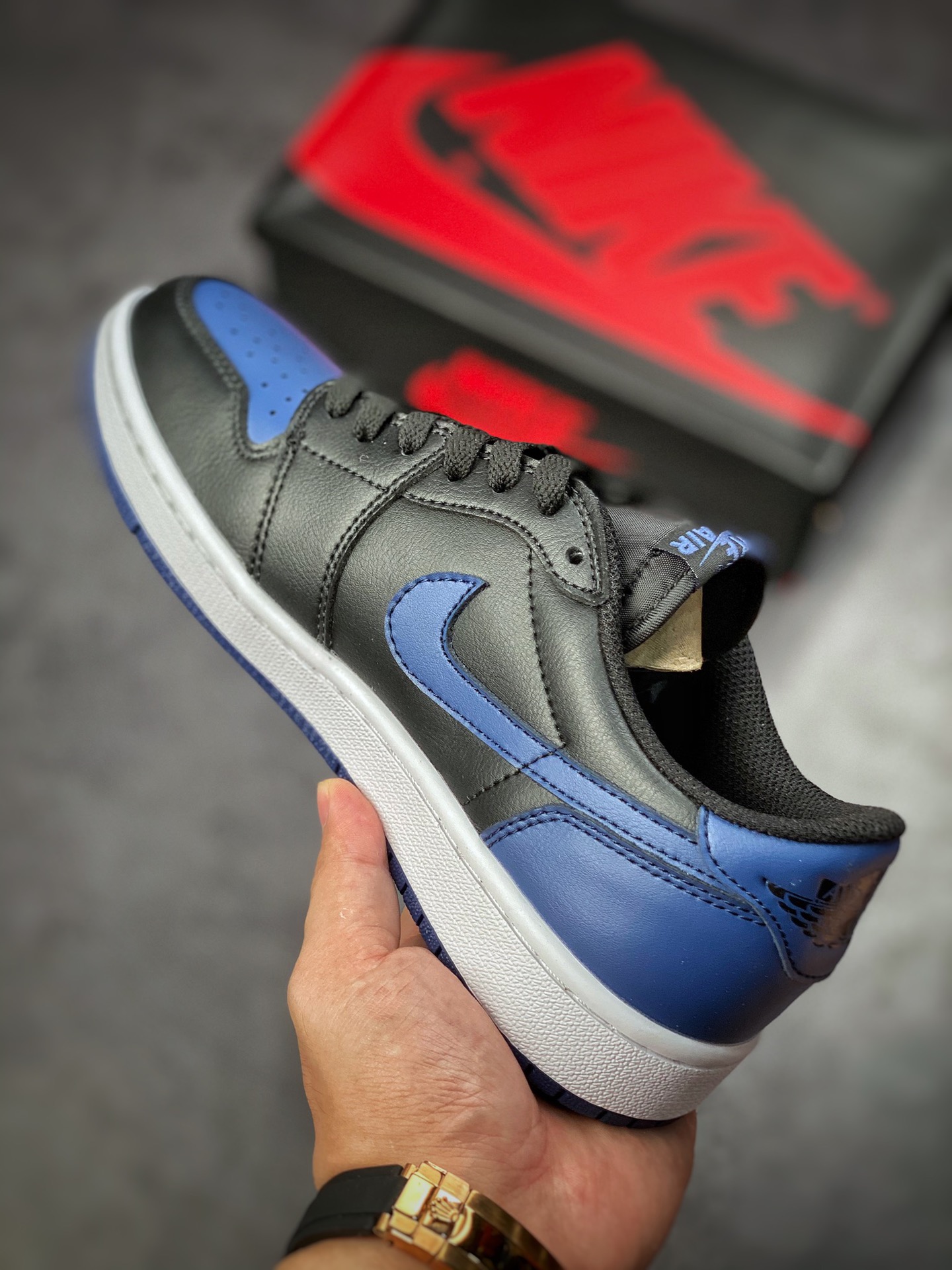 200 Air Jordan 1 Low 黑蓝 AJ1乔1低帮休闲板鞋 CZ0790-041