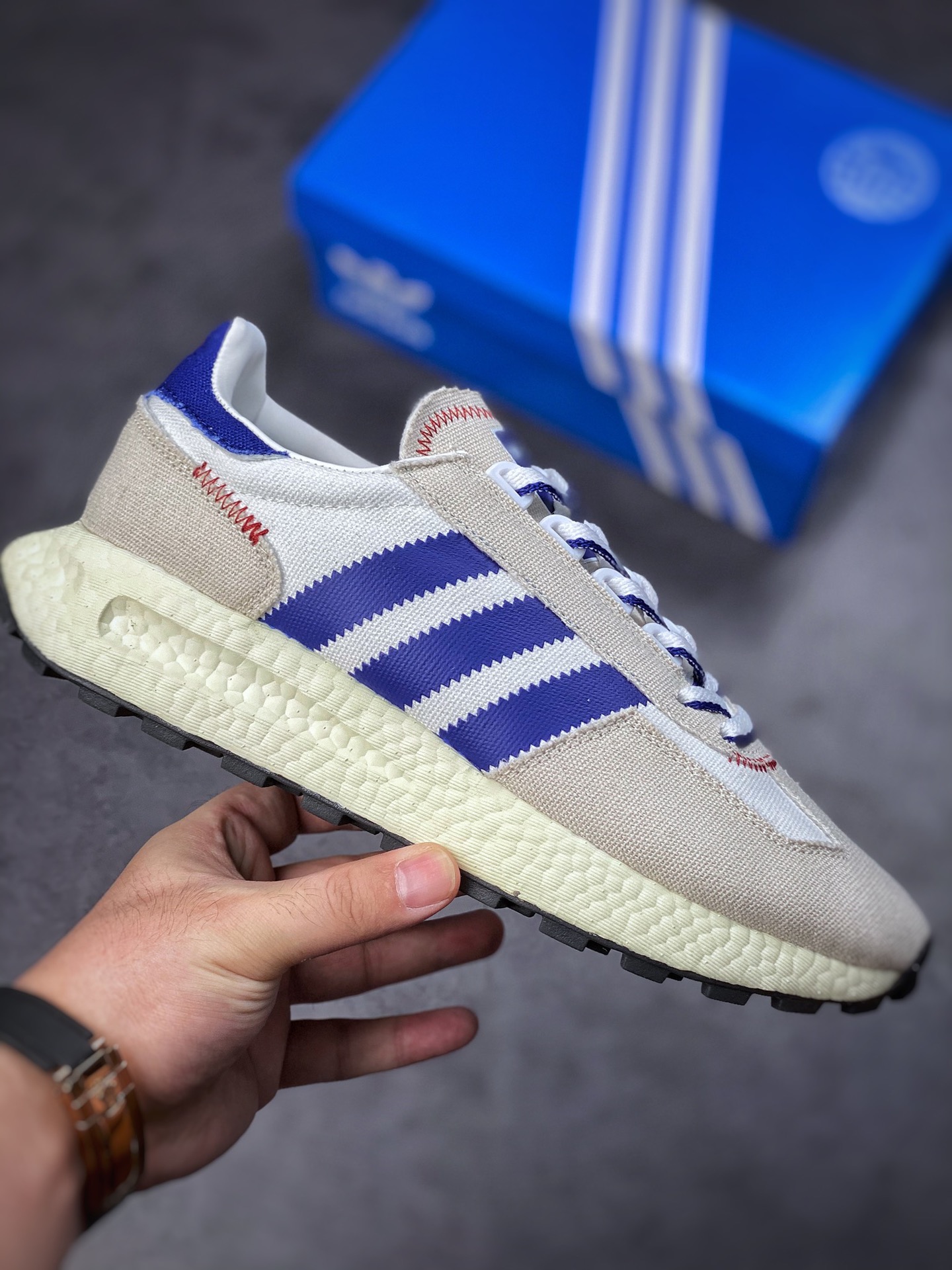 adidas Racing E5 Boost Prototype speed light retro series HQ6330