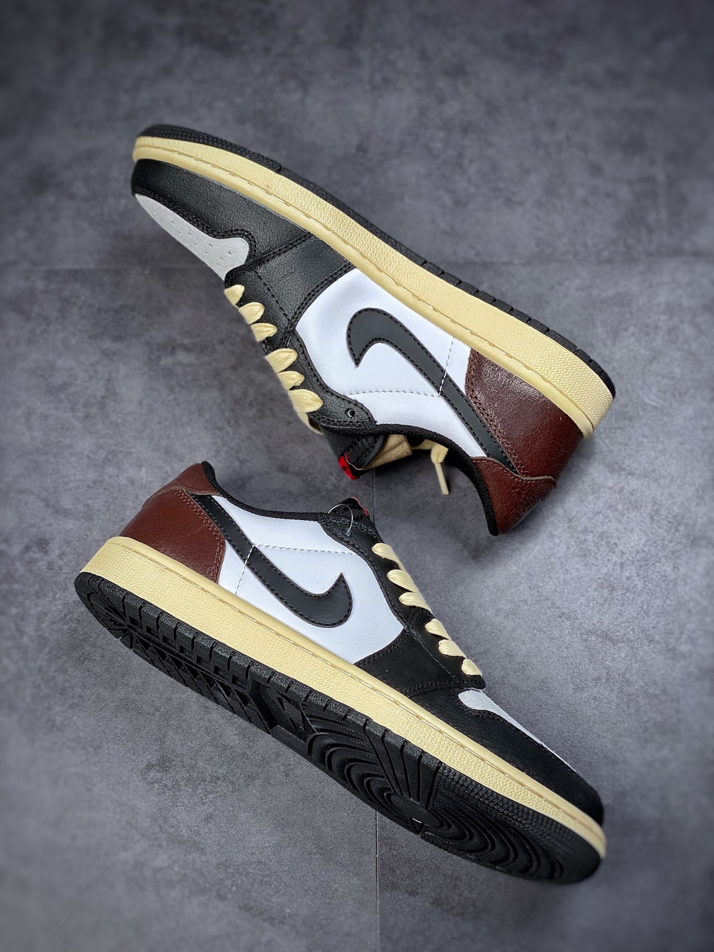 200 Air Jordan 1 Low 黑摩卡爆裂纹 AJ1乔1低帮休闲板鞋 CZ0790-061