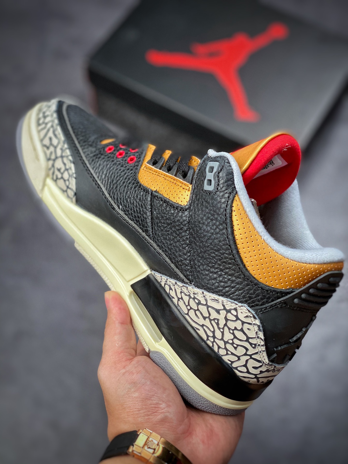 240 Air Jordan 3 Retro Low 黑金水泥 CK9246-067