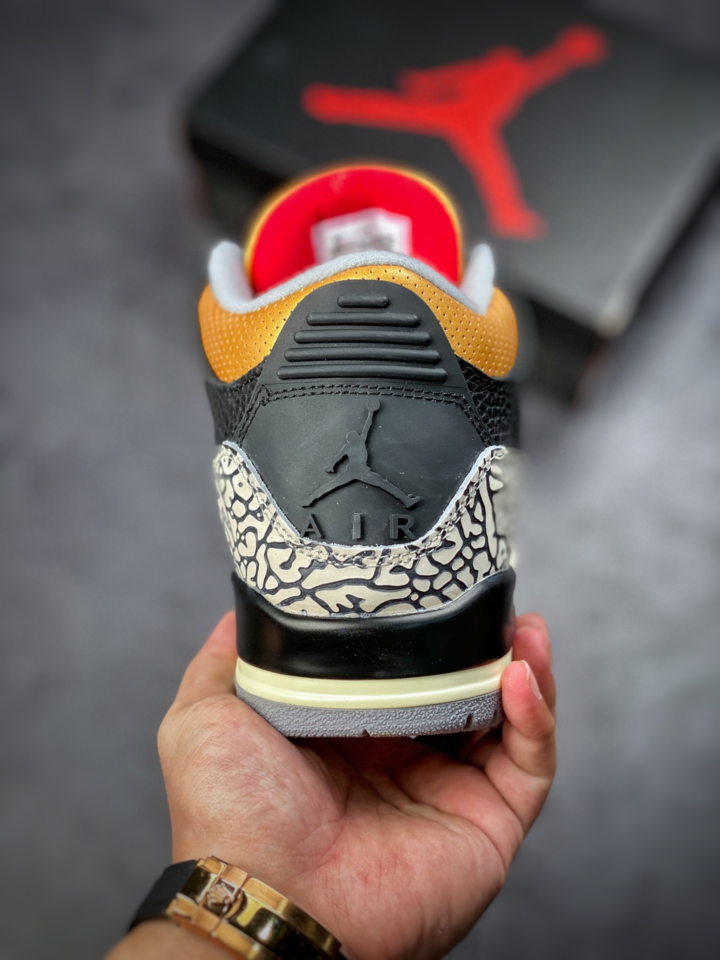 240 Air Jordan 3 Retro Low 黑金水泥 CK9246-067
