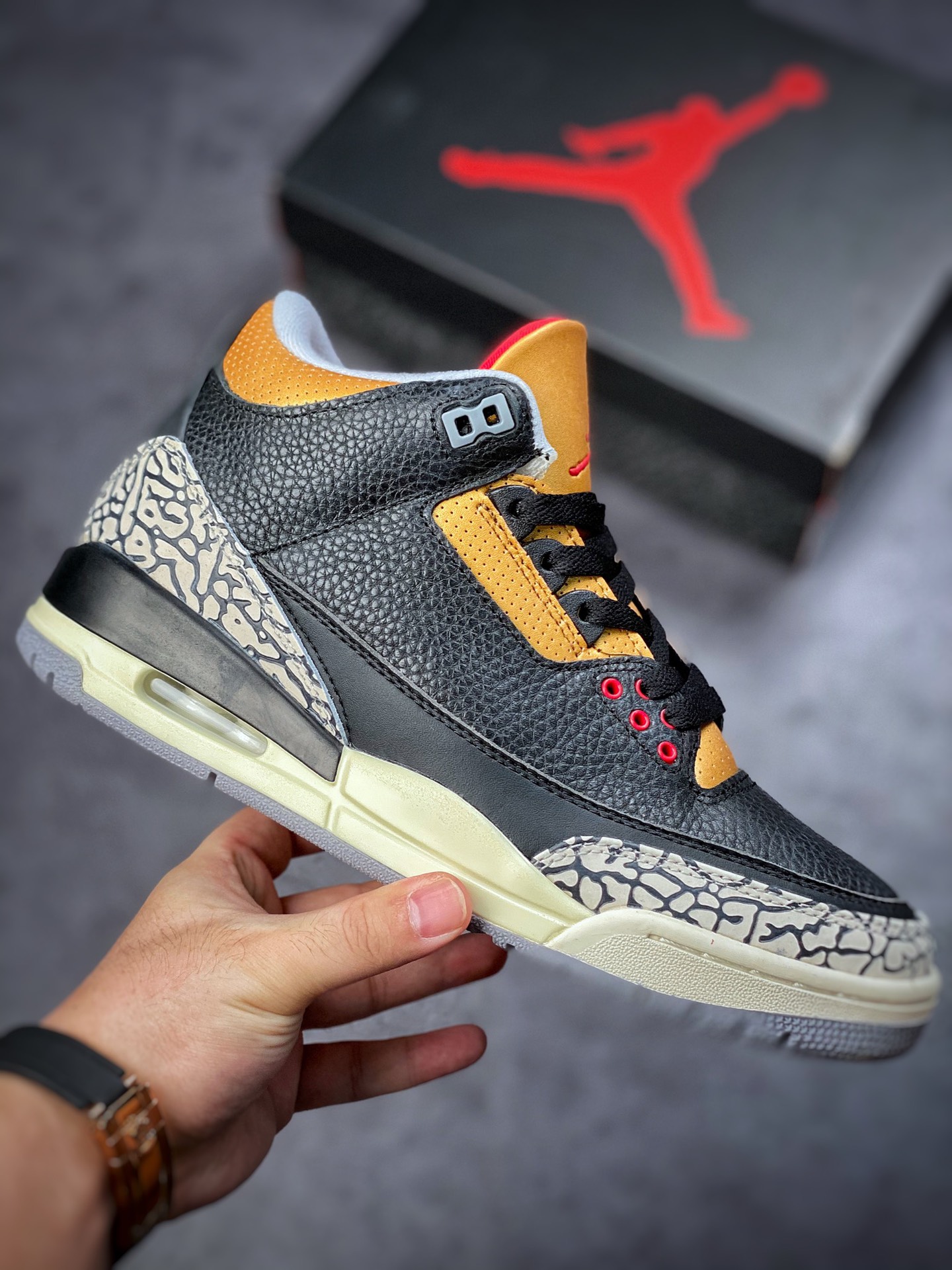 240 Air Jordan 3 Retro Low 黑金水泥 CK9246-067