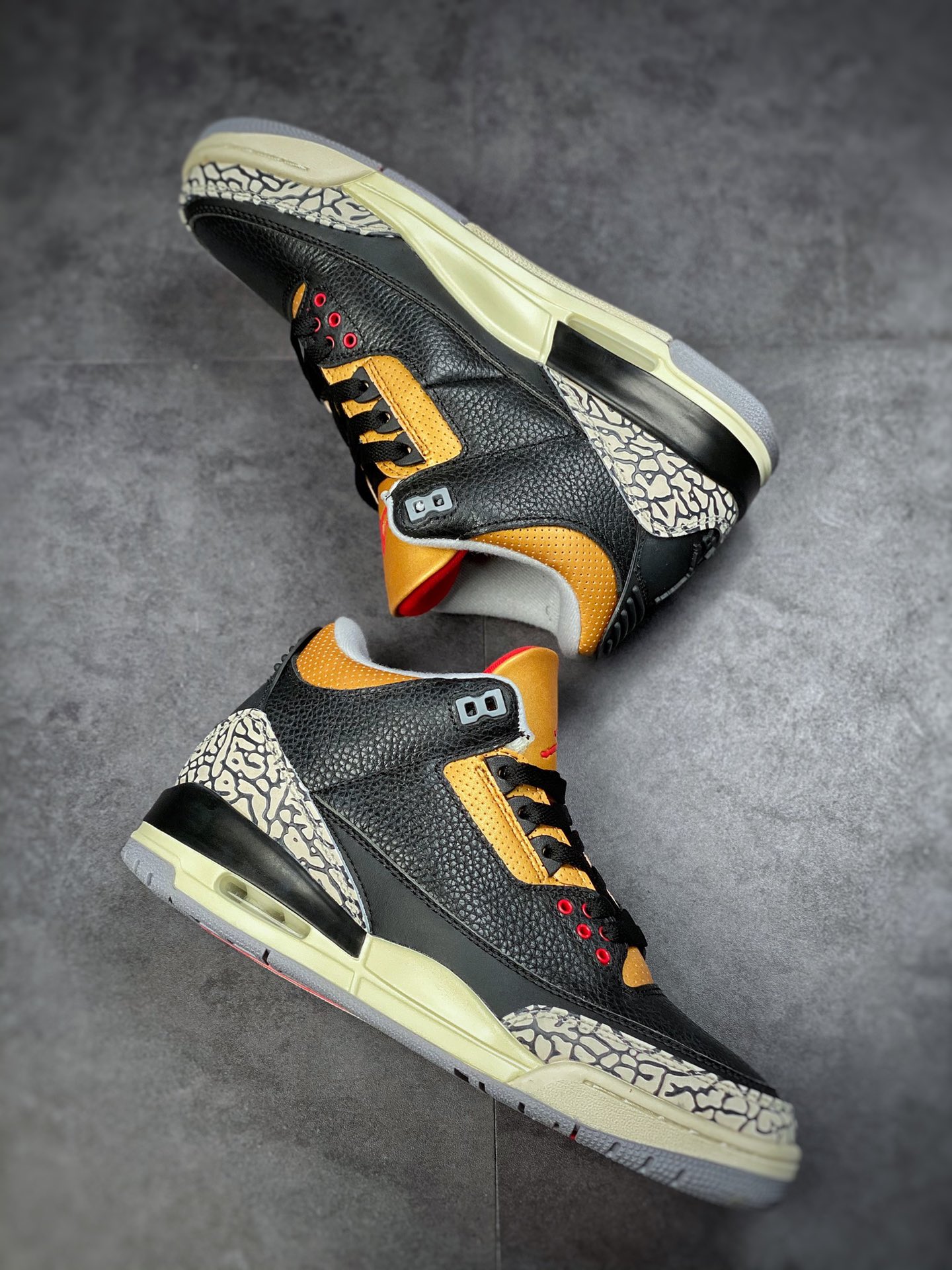 240 Air Jordan 3 Retro Low 黑金水泥 CK9246-067