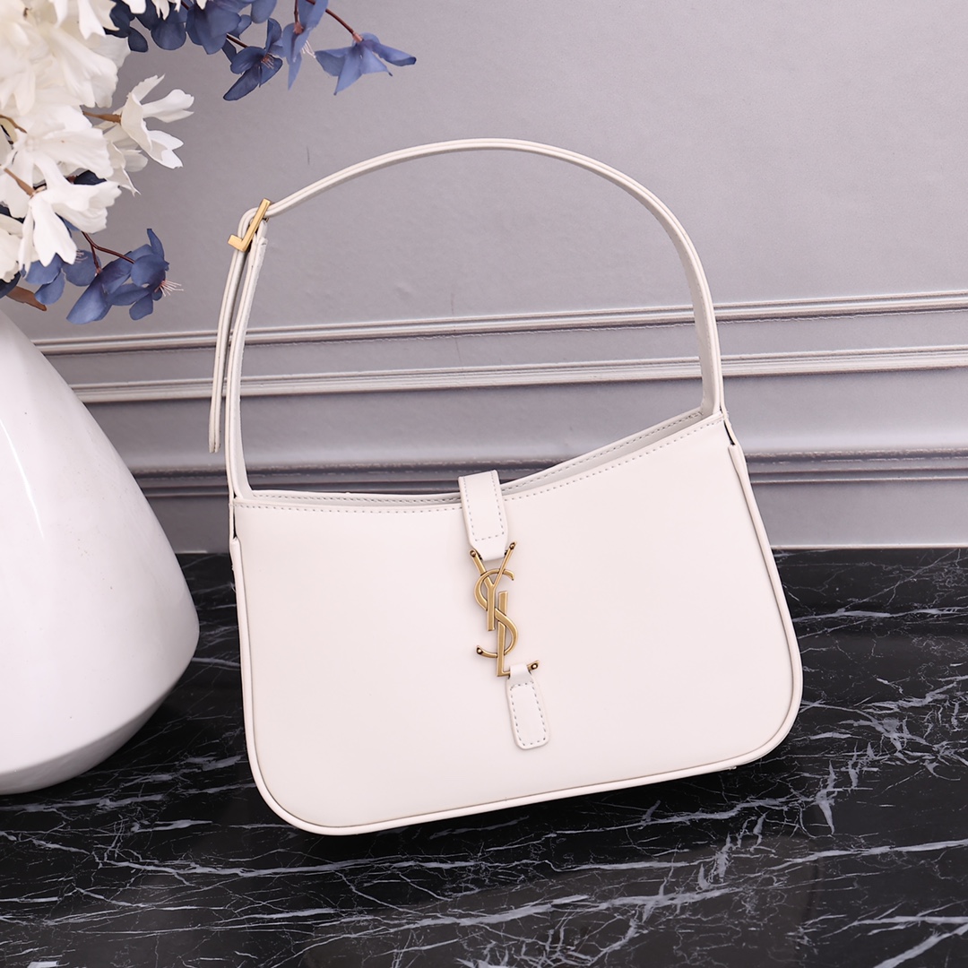 Saint Laurent Le 5 à 7 White 23x16x6.5cm shoulder everyday